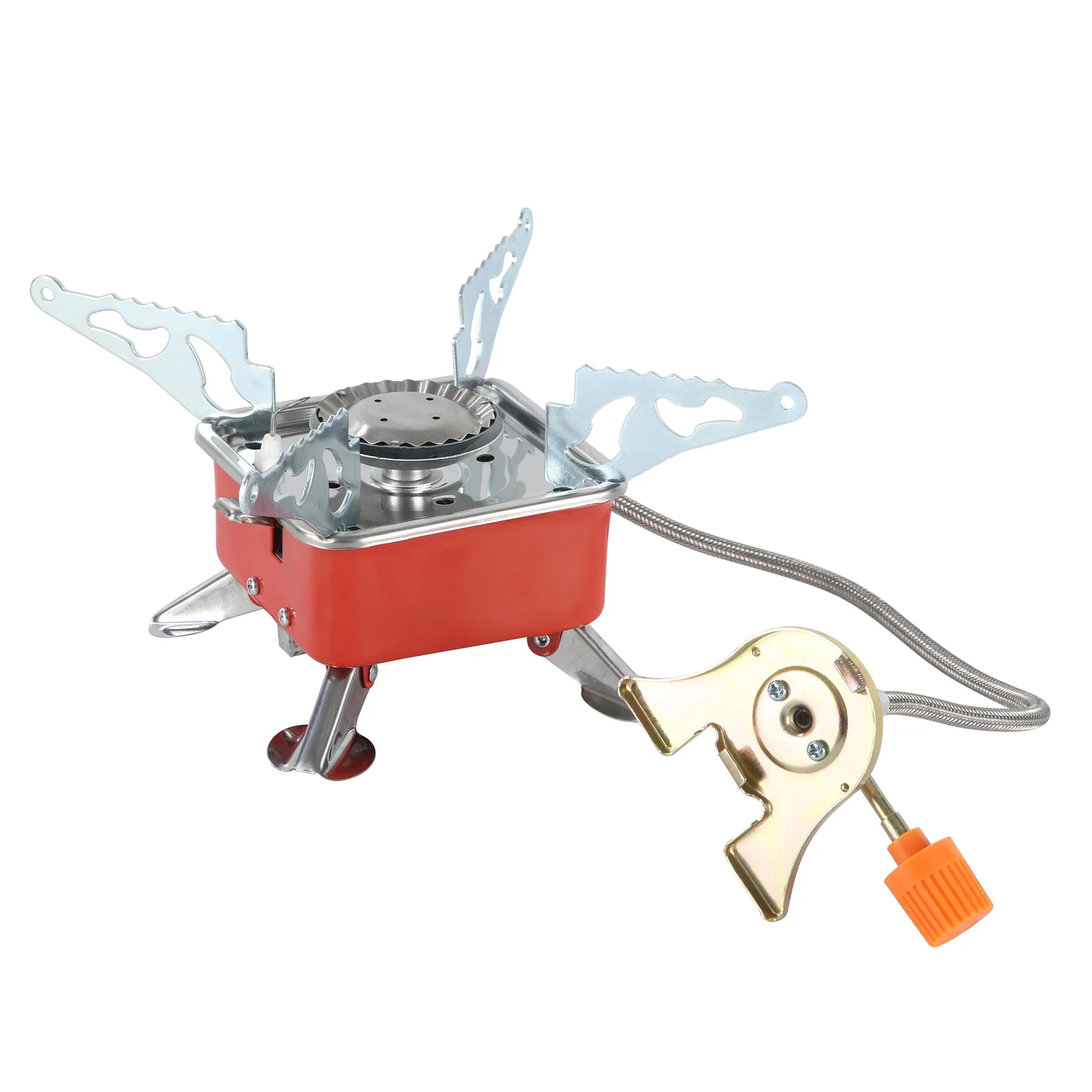 Camping Gas Stove Foldable Windproof Burner For Backpacking  Outdoor Cooking 3