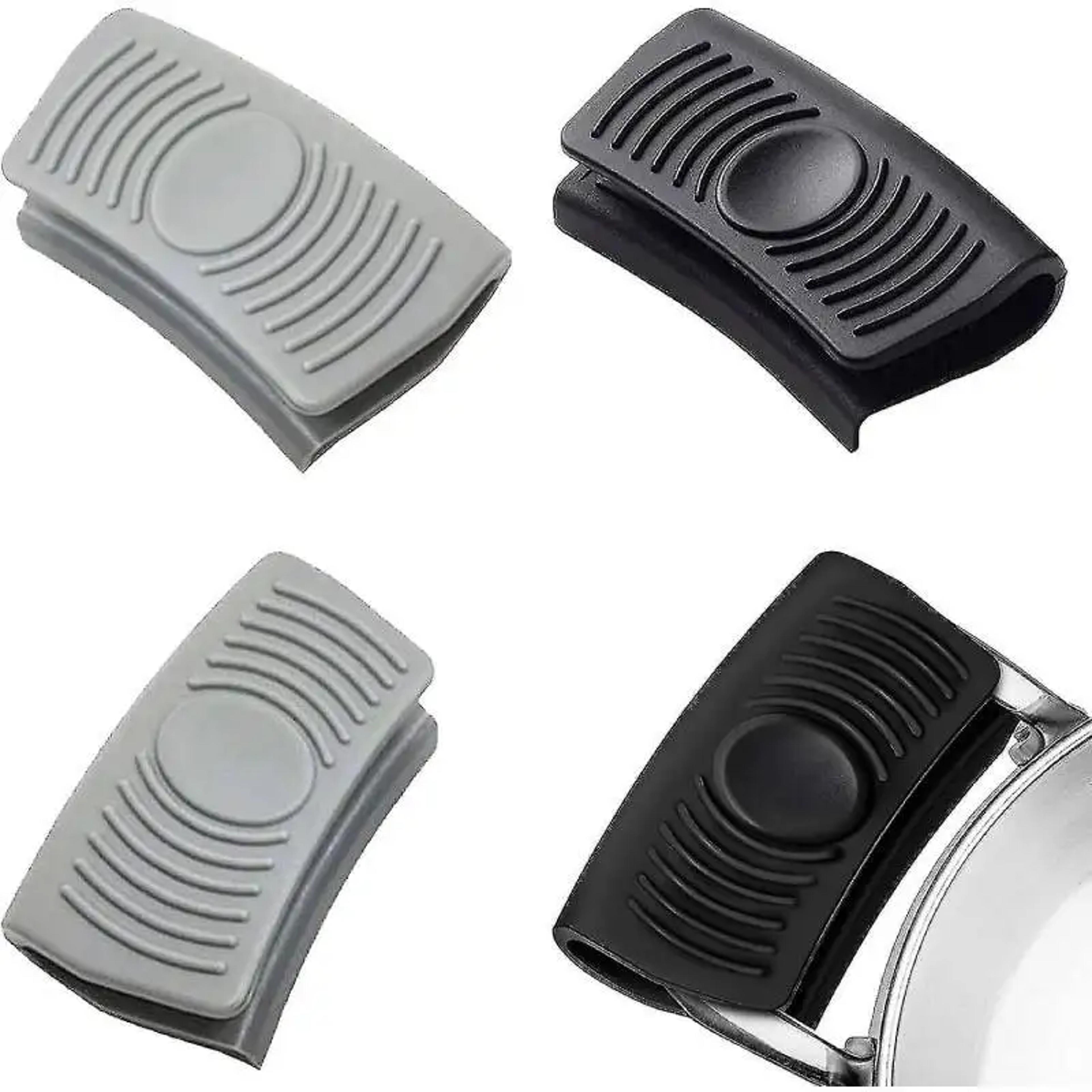 Silicone Pan Handle Grip Set Heat Resistant Pot Handle Cover For Cast Iron Skillets 0