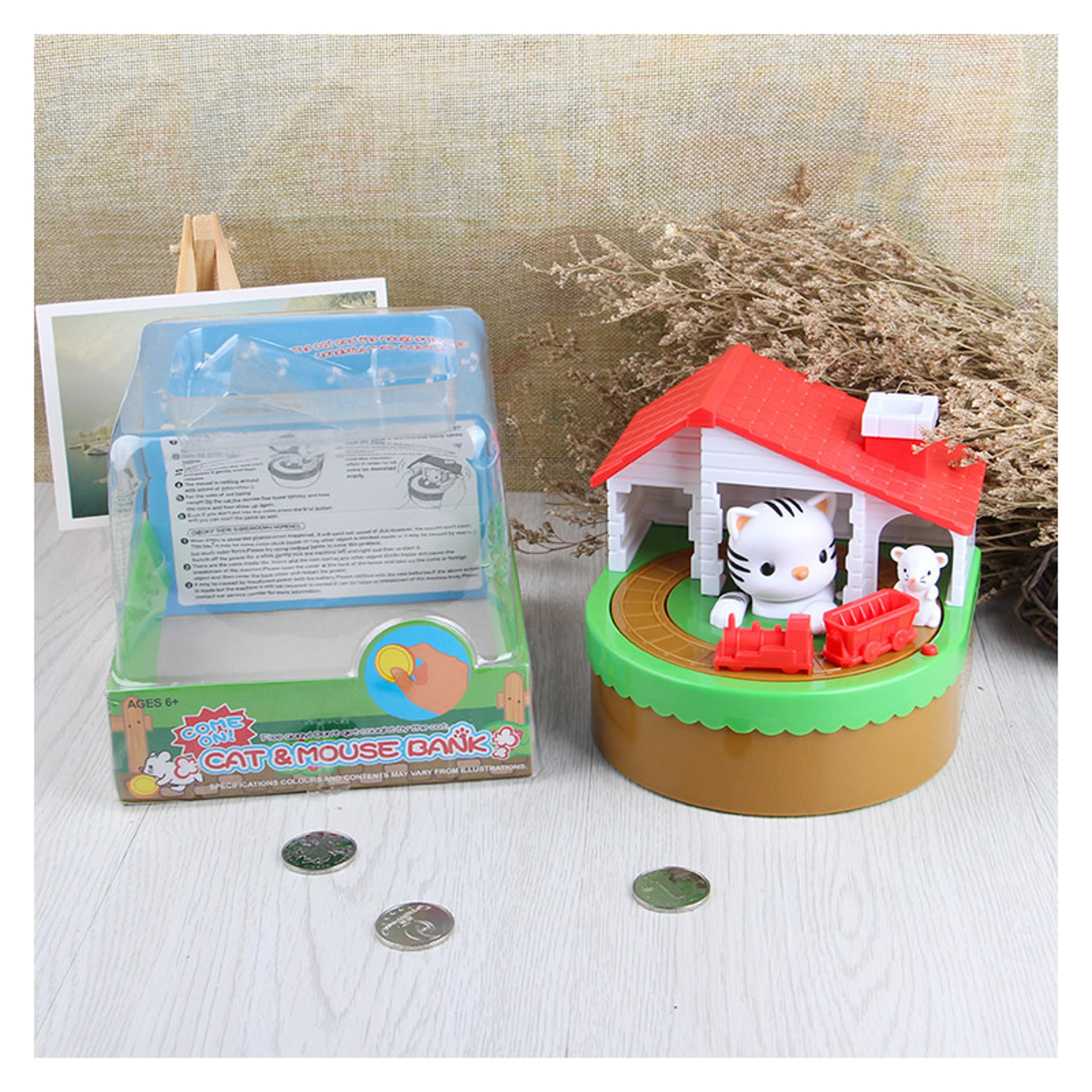 Interactive Cat Coin Bank Automatic Coin Saving Toy For Kids 5