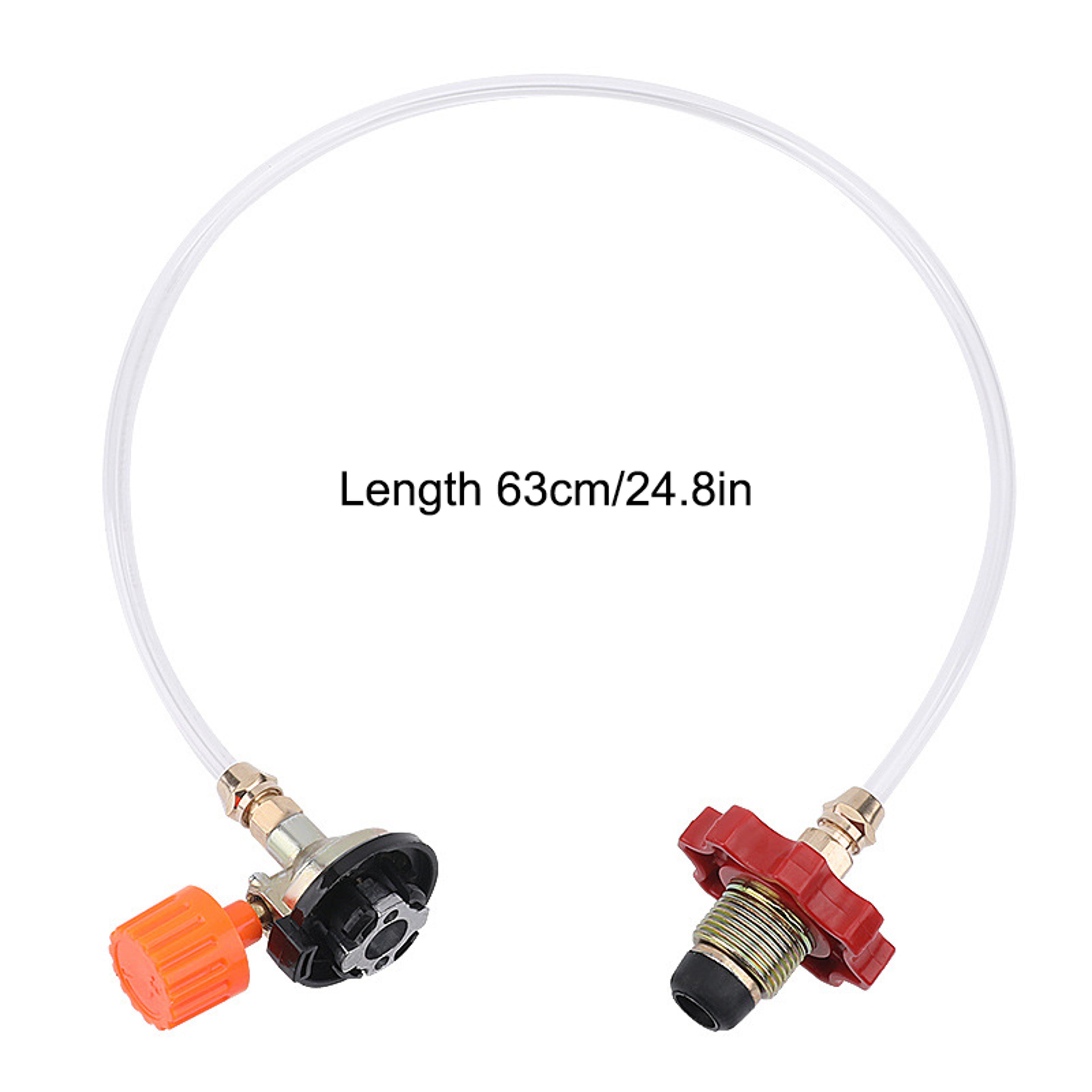Portable Camping Gas Refill Adapter Valve For Cassette  Butane Canisters 6