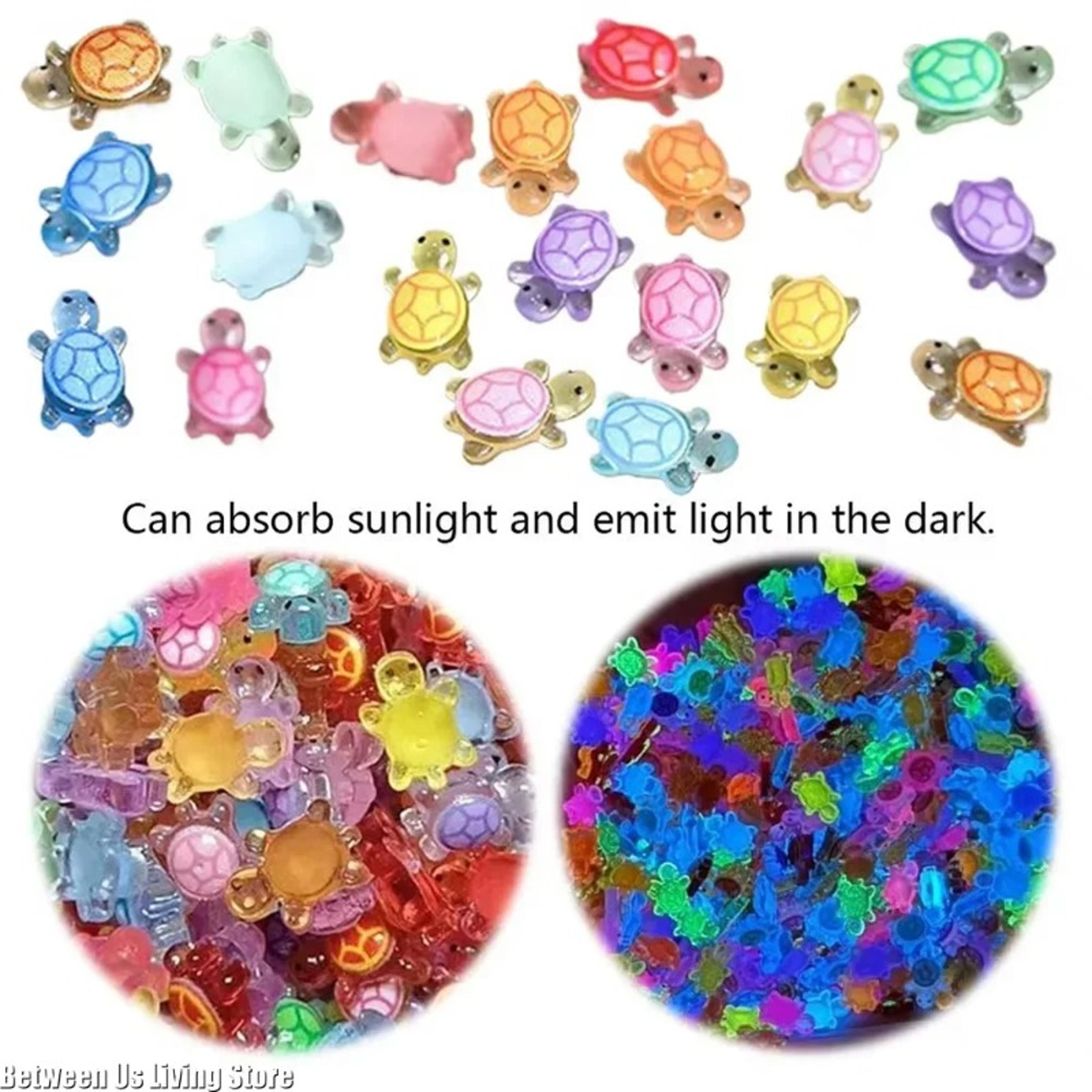 Glow In The Dark Resin Turtle Figurines For Micro Landscape Decor And Aquarium Ornaments 4
