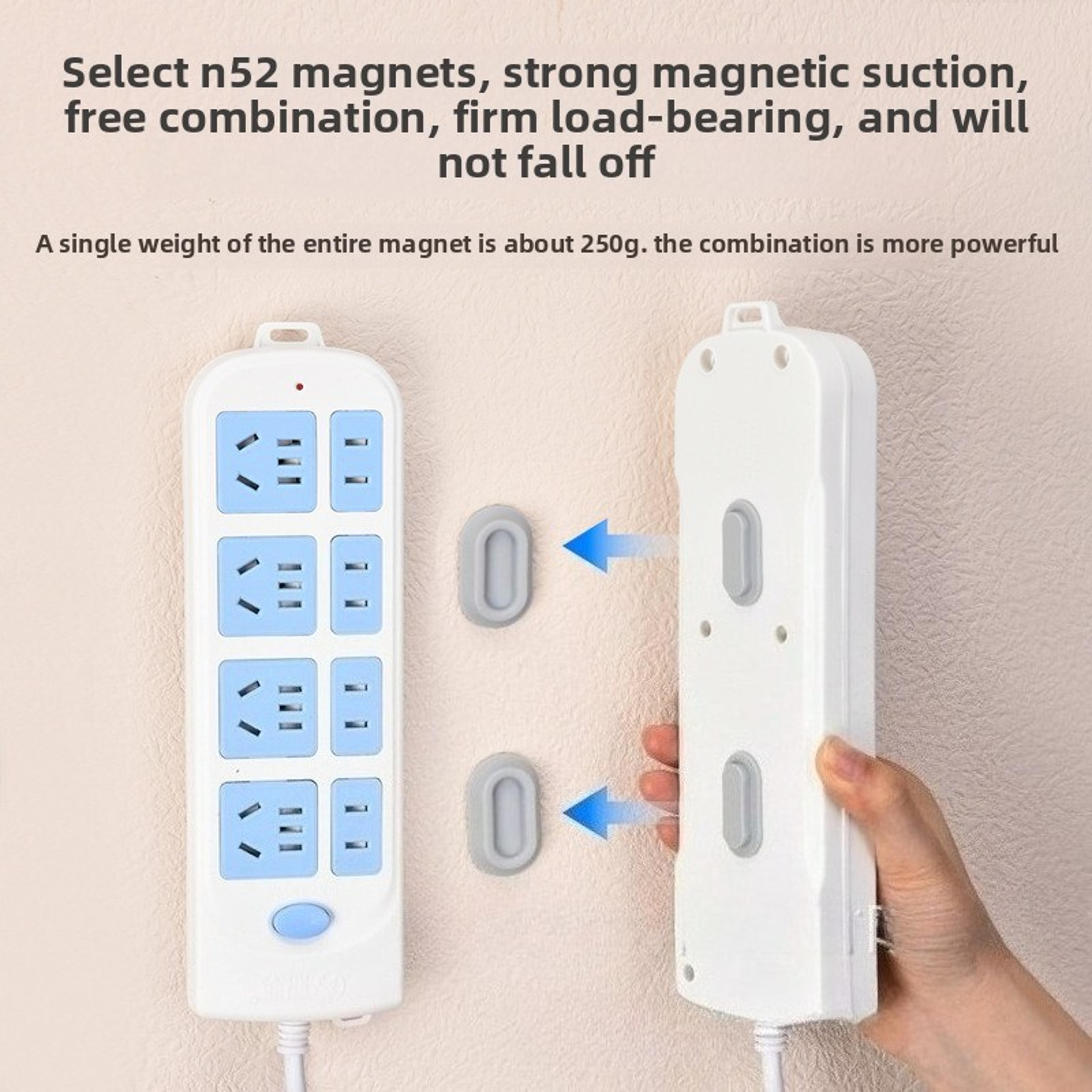 Magnetic Remote Control Holder Wall Mount Organizer For TV AC Remotes 2