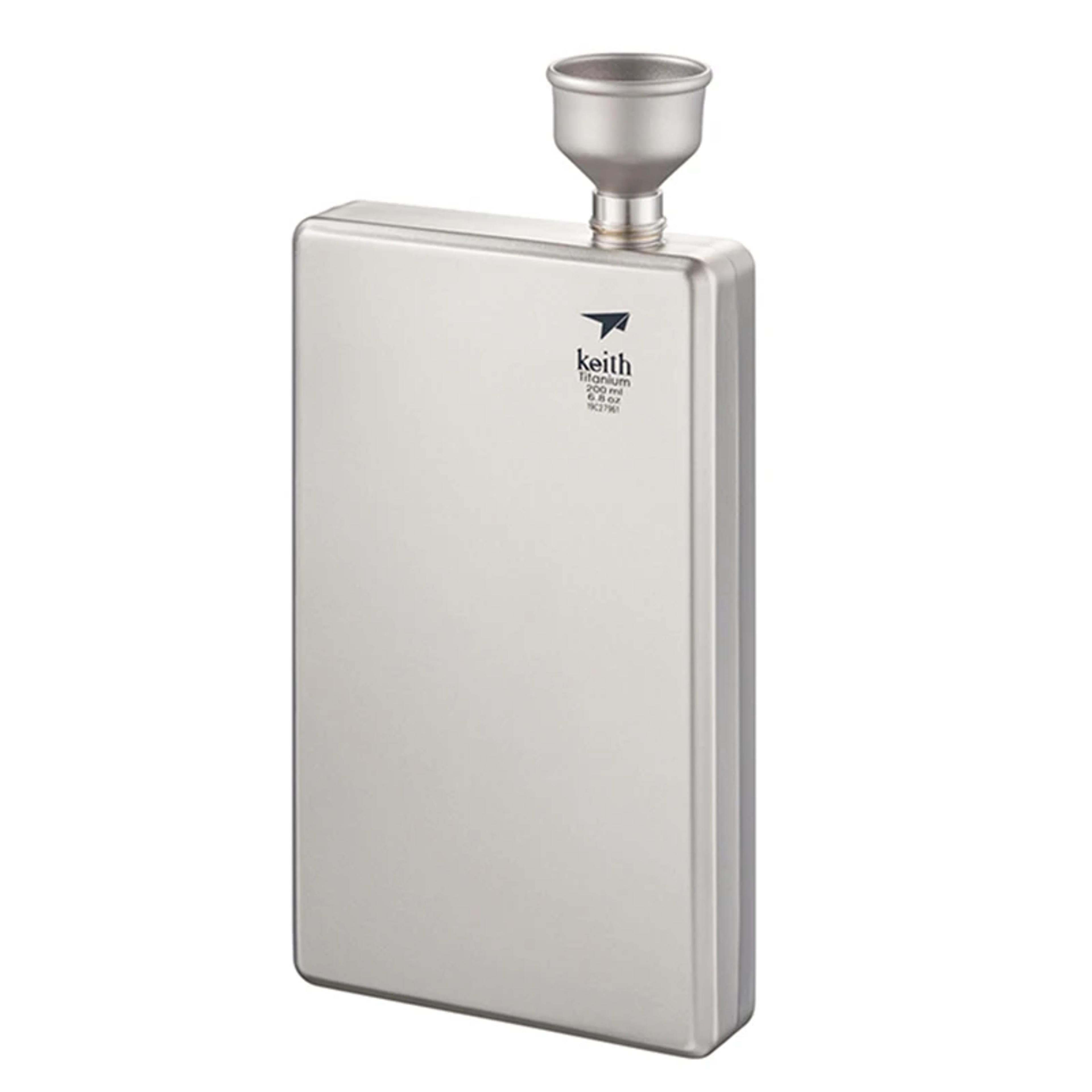 Camping Hip Flask Portable Titanium Flask For Travel Hiking  Outdoor Use 1