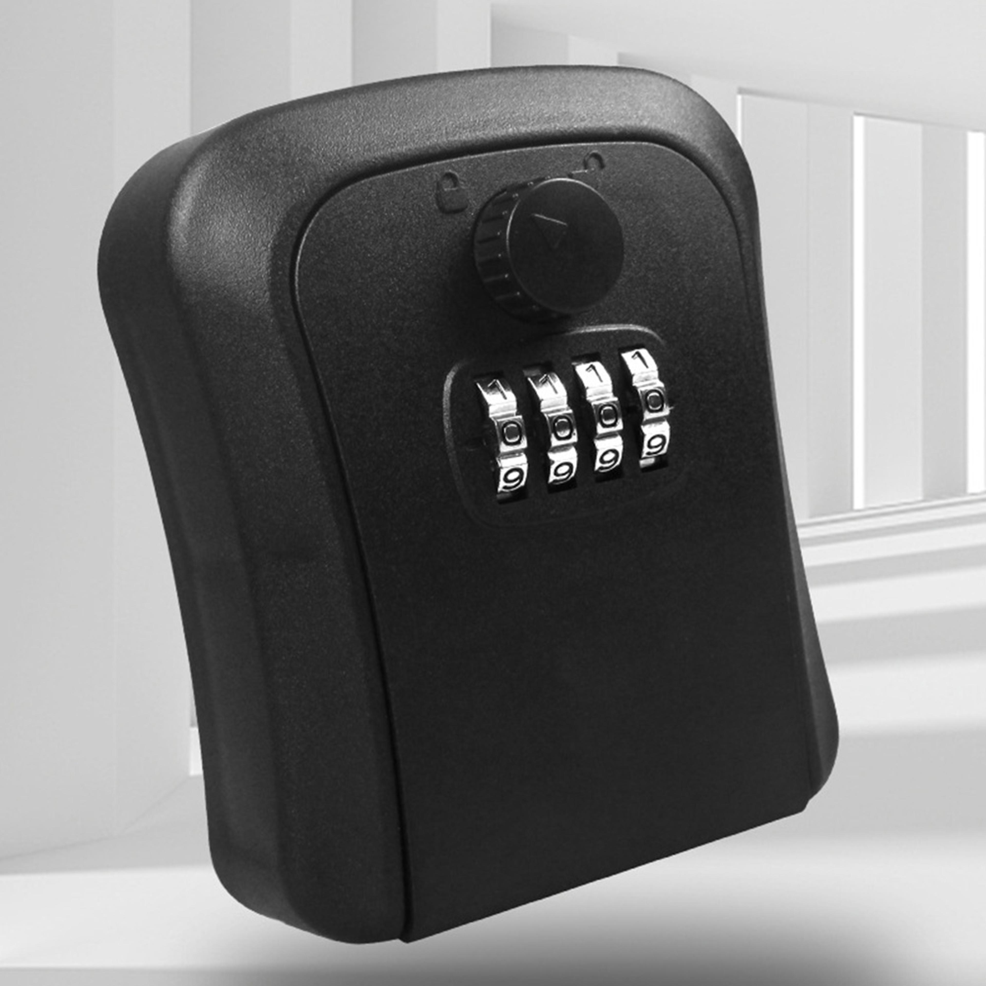 Wall Mounted Key Lock Box With Digit Code Weatherproof Key Safe Box For Home  Rentals 1