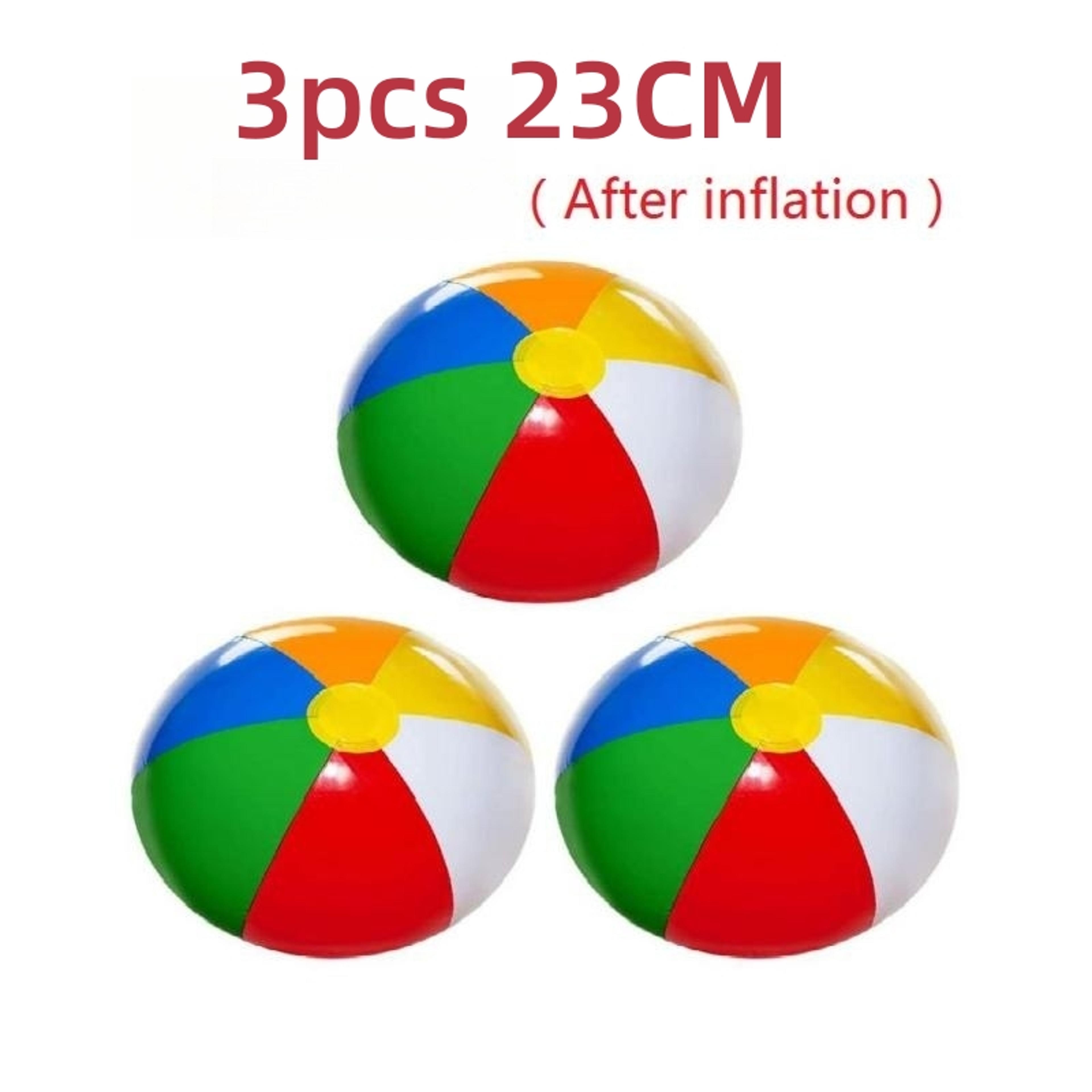 Rainbow Inflatable Beach Ball Set For Pool  Beach Fun 7
