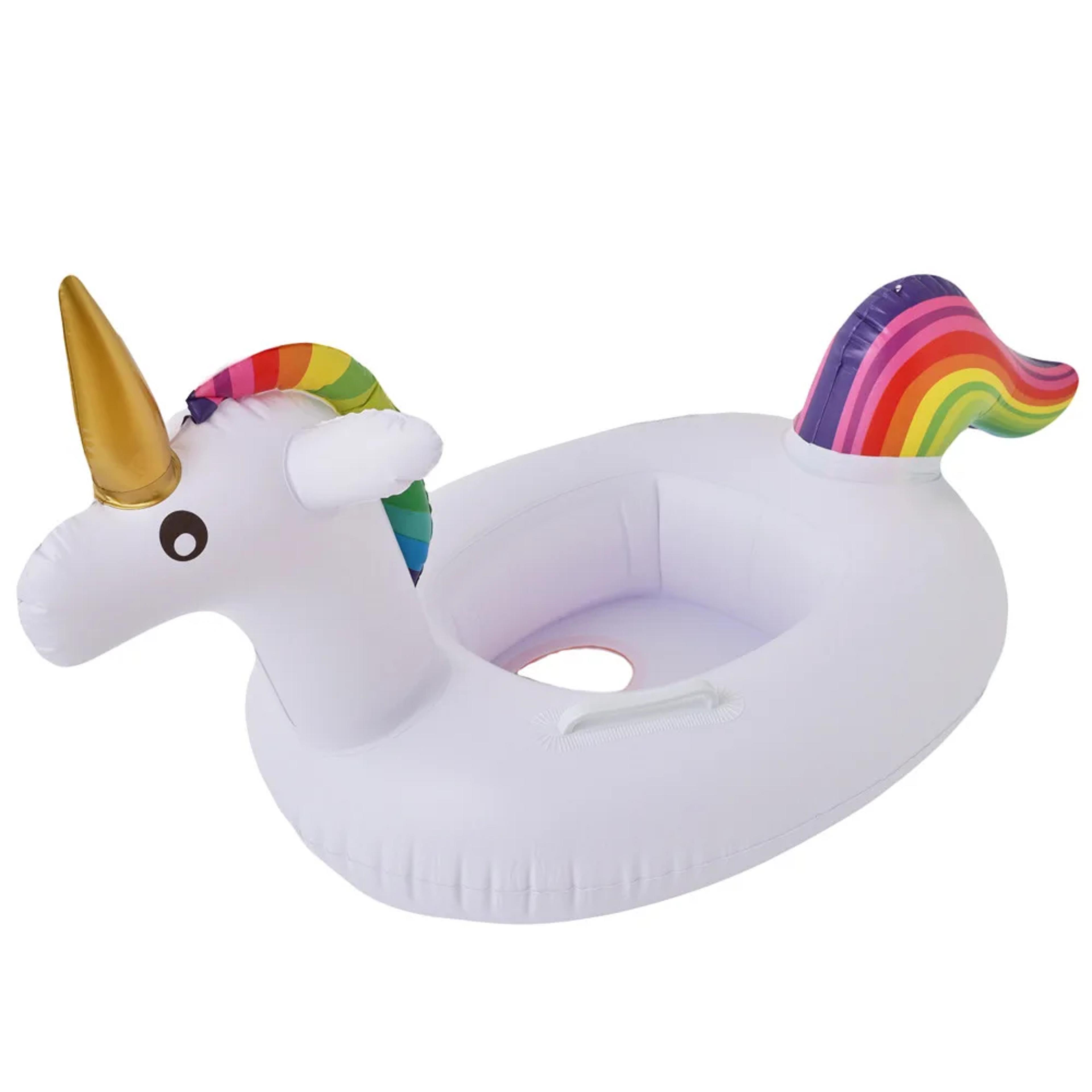 Flamingo Baby Swim Ring Inflatable Pool Float For Kids Summer Water Fun Seat 4