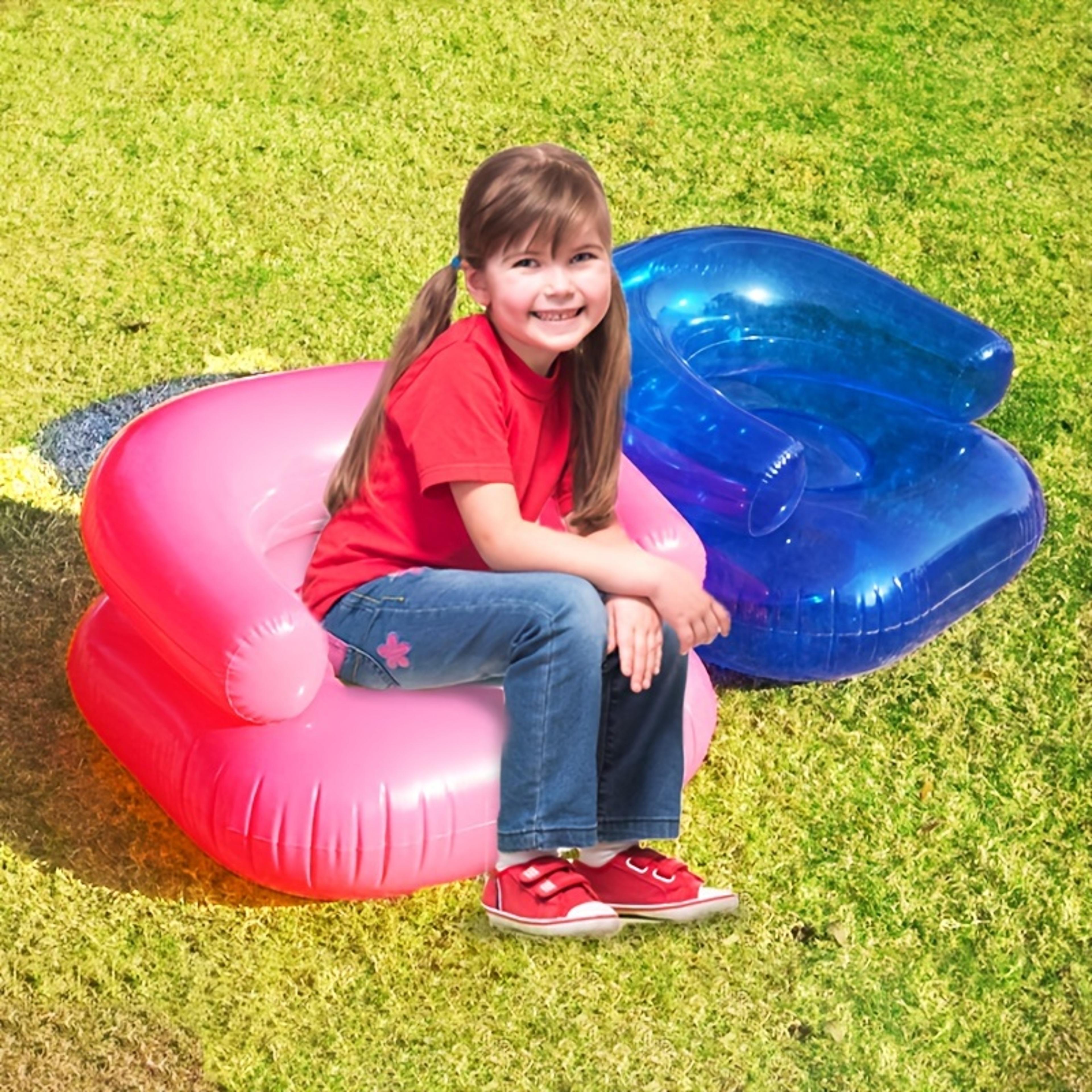 Portable Inflatable Lounger Air Sofa Couch For Beach Camping Travel Relaxation 0
