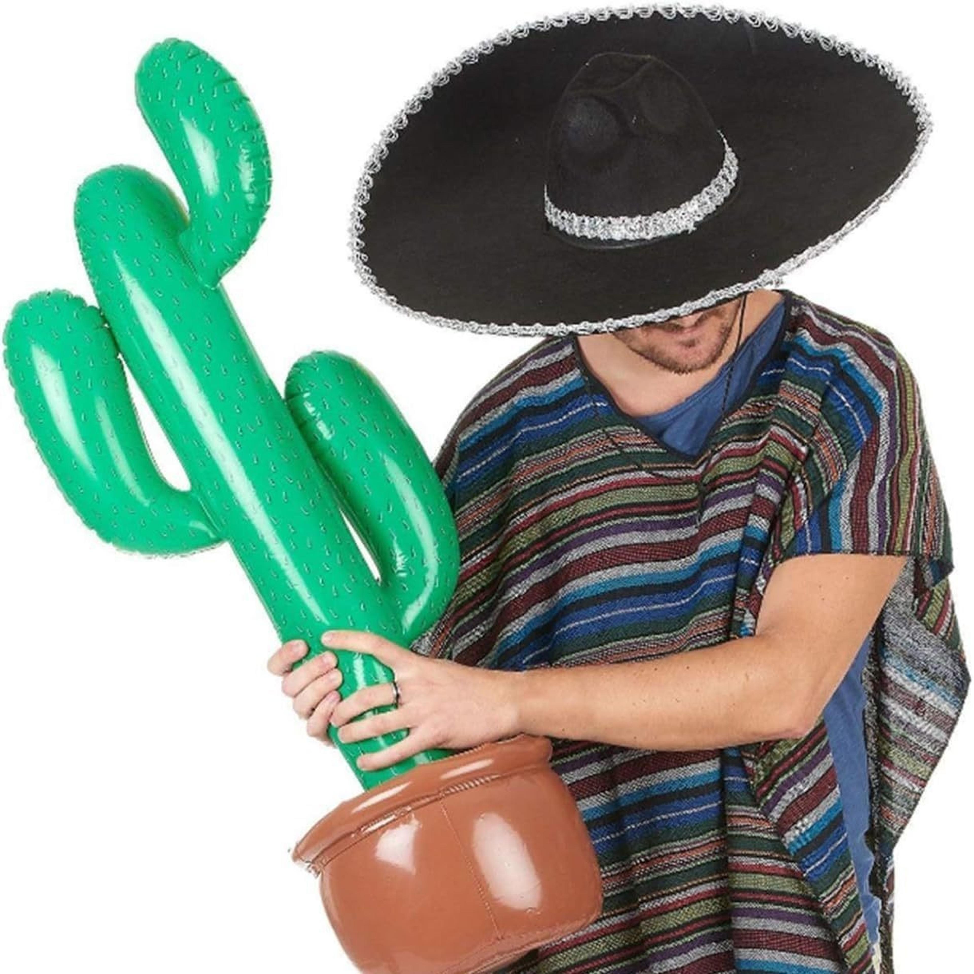 Inflatable Cactus Party Decor Tropical Pool Beach Prop For Summer Fun 1