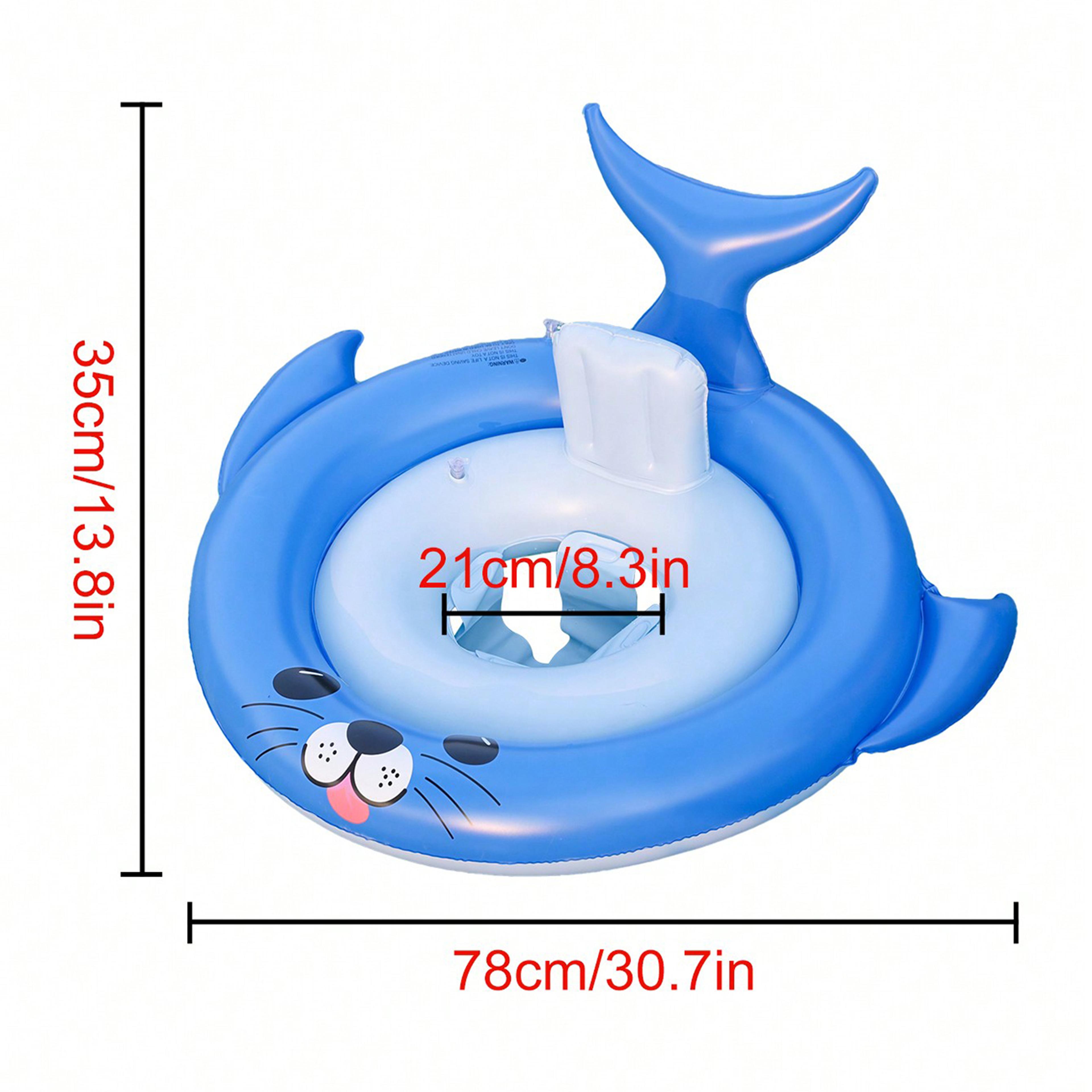 Shark Swim Float For Kids Inflatable Ocean Pool Lounger Toy 3