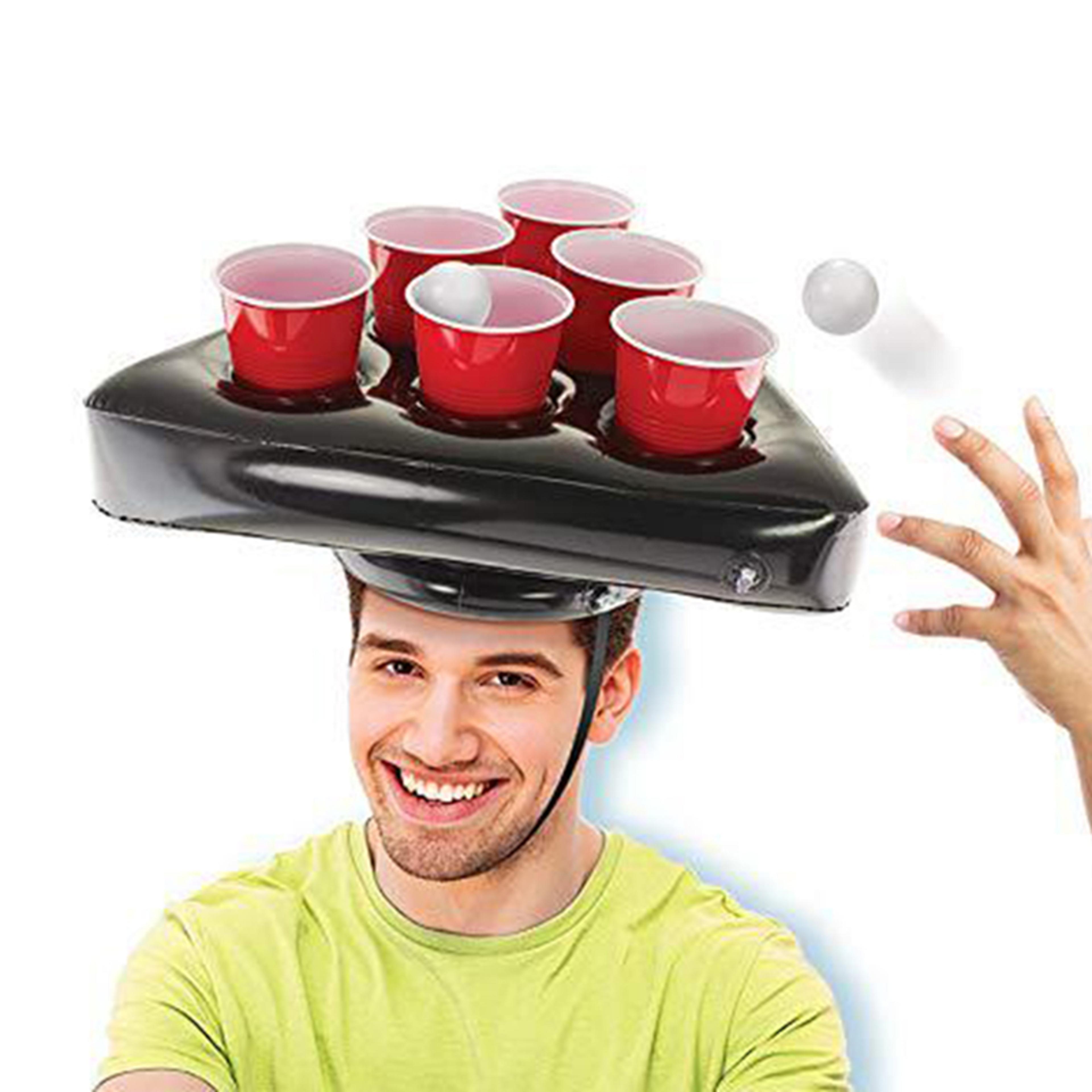 inflatable pool party hat game set for adults and kids