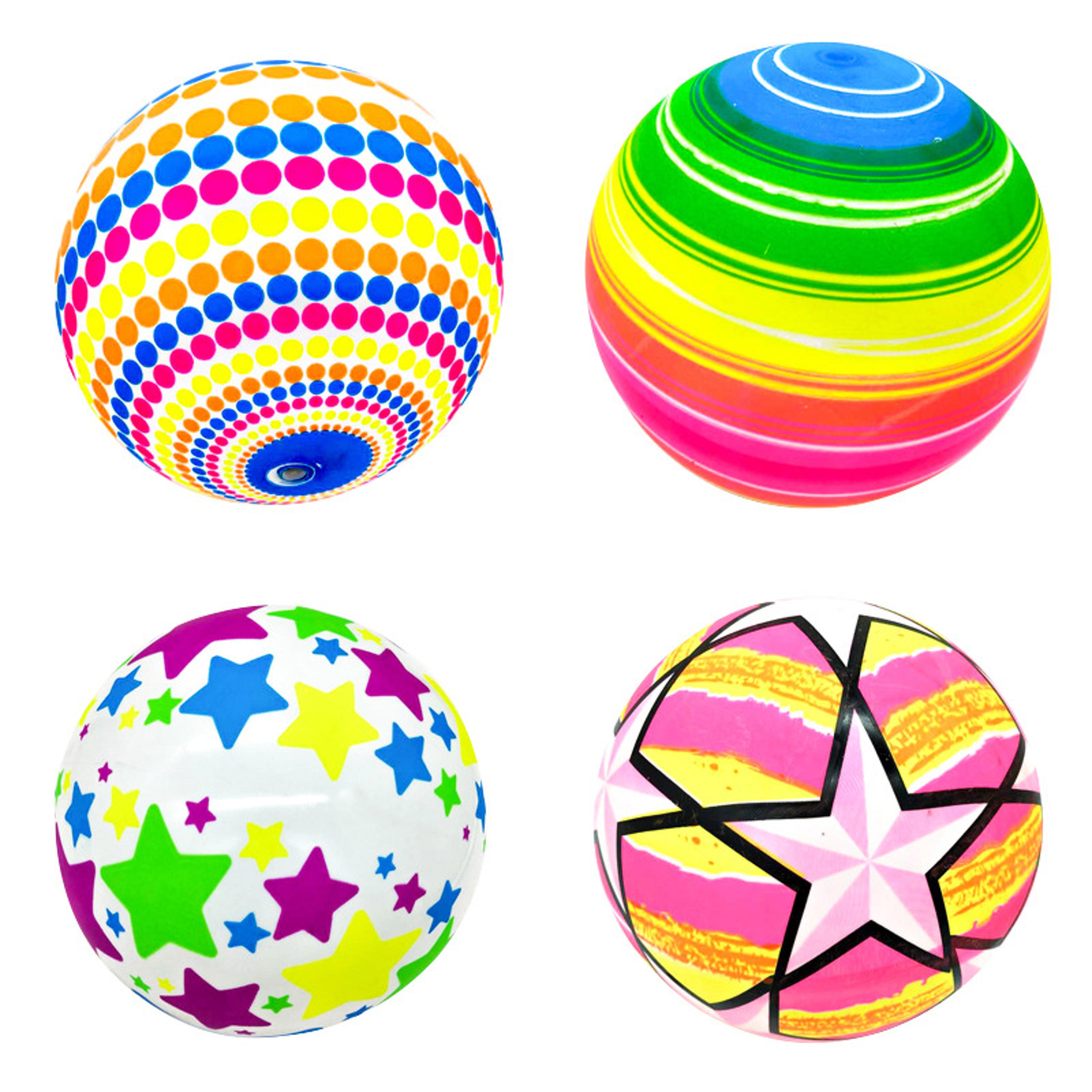 elastic rainbow sensory ball set soft bouncy stress relief toy for kids indoor outdoor play