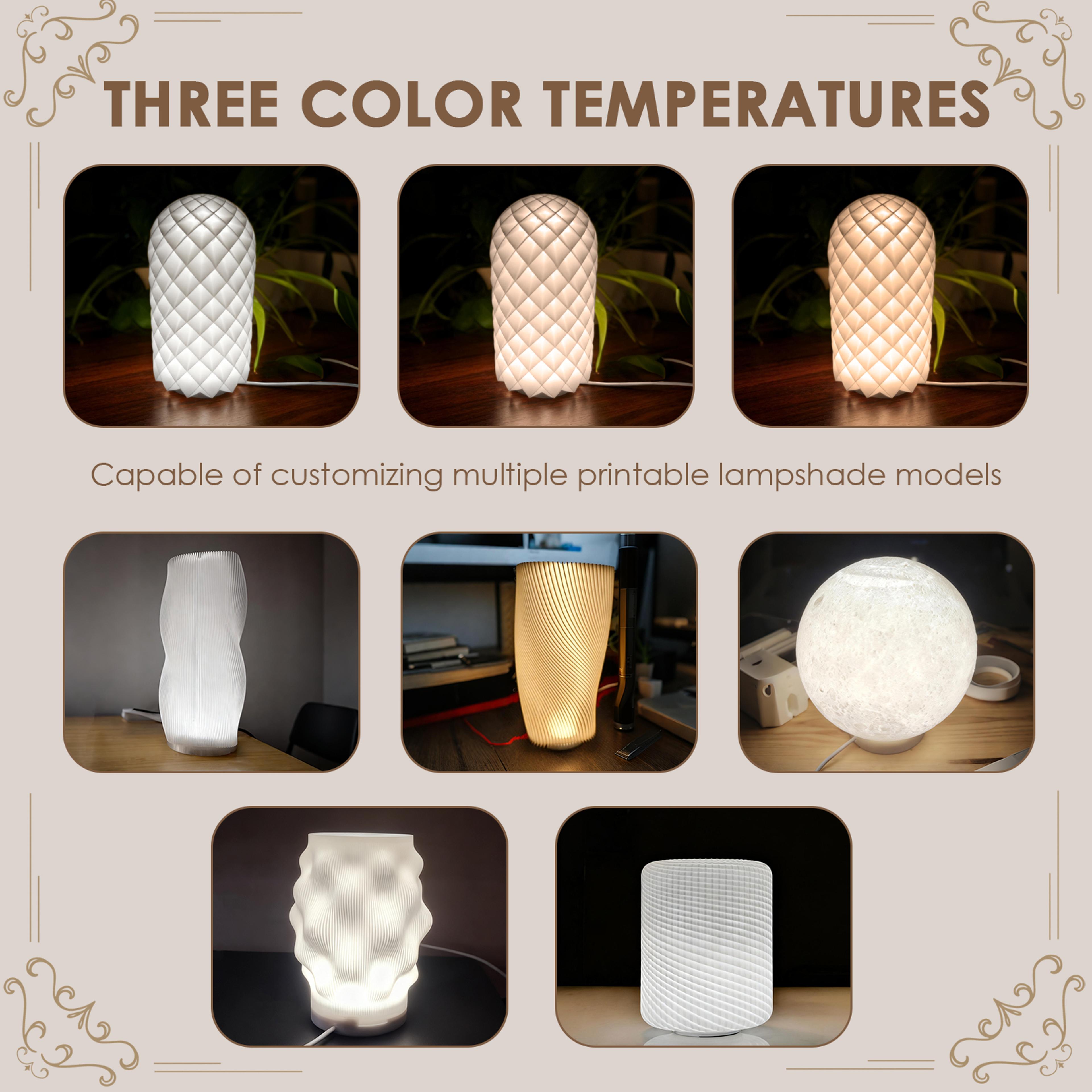 USB Powered LED Lamp Kit With 3 Color Modes Dimmable Under Cabinet Light For 3D Printing Workspace 6