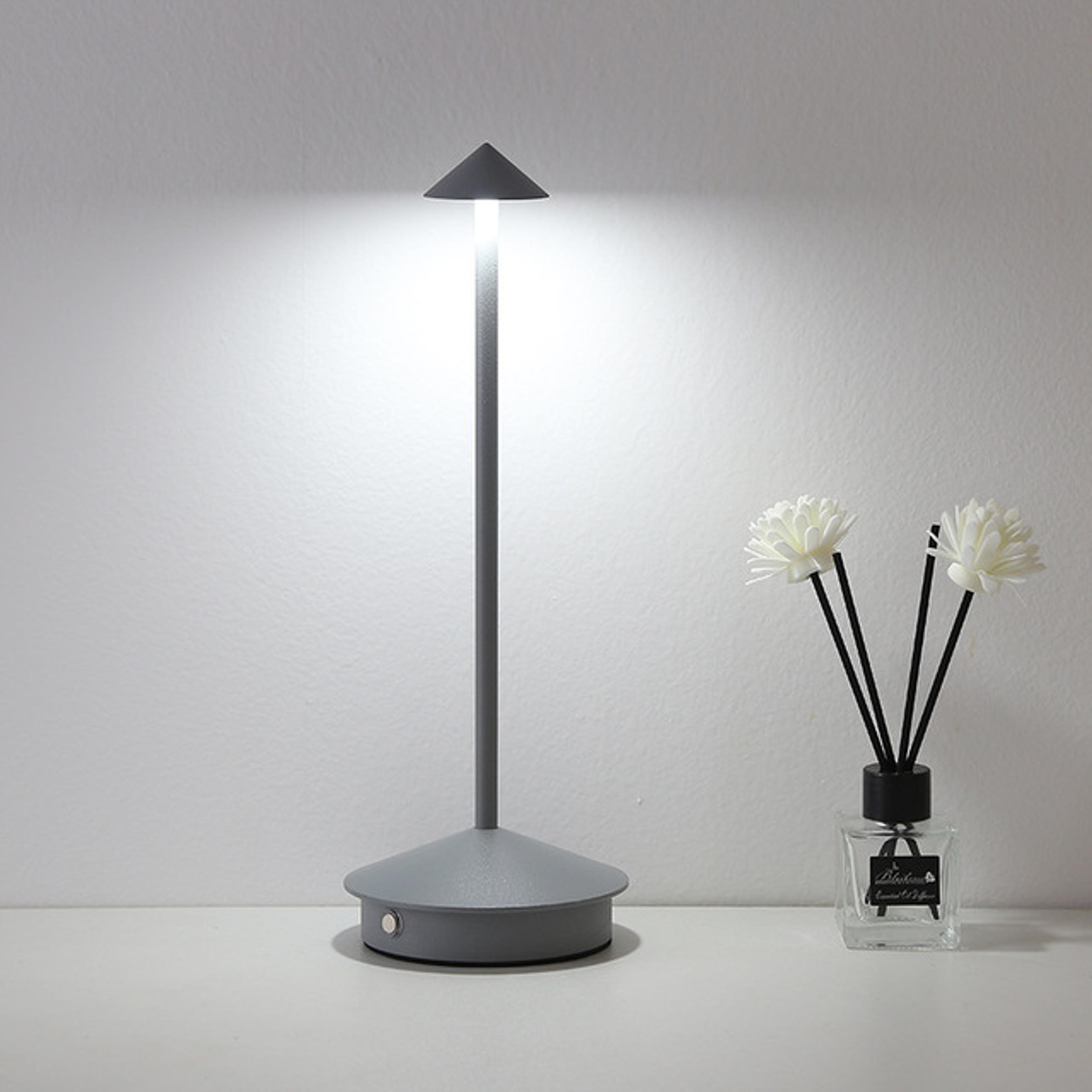 Modern Rechargeable Table Lamp Touch Control Cordless LED Desk Lamp With 3 Color Dimmable Light 13