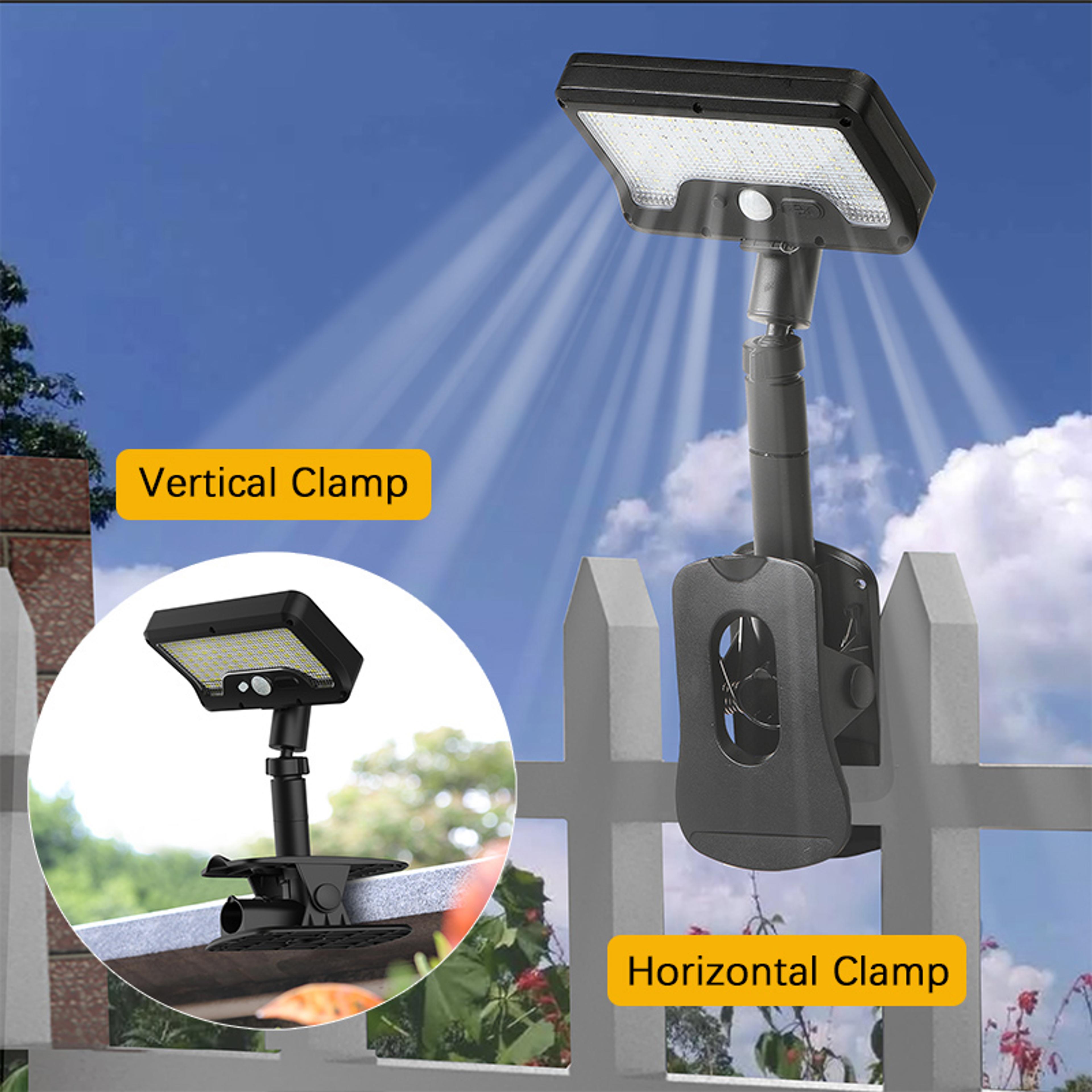 92 LED Solar Motion Sensor Light Clip On Waterproof Outdoor Security Light For Garden Fence Patio C 5