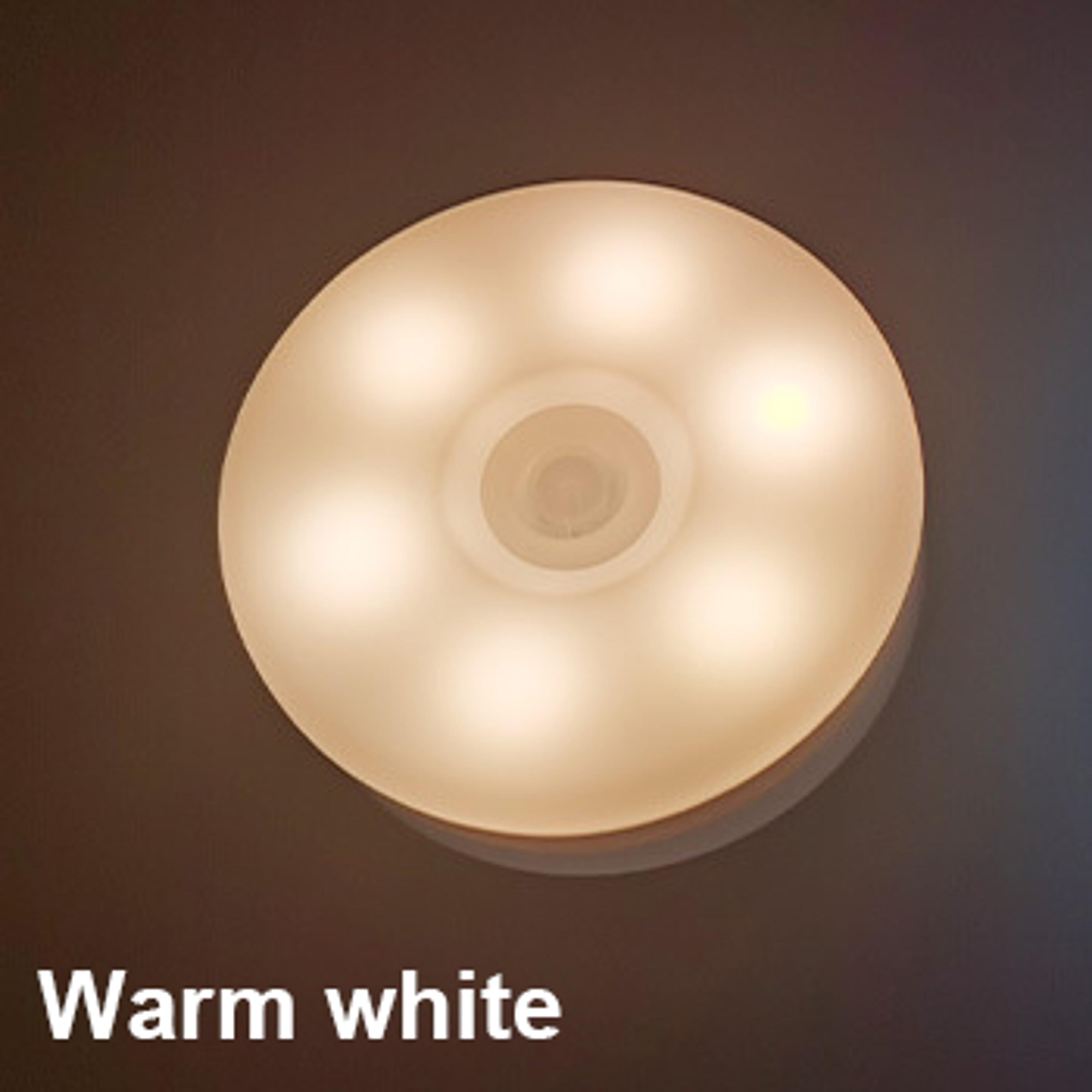 Motion Sensor Night Light USB Rechargeable 8 LED Wireless Cabinet And Bedside Lamp 3