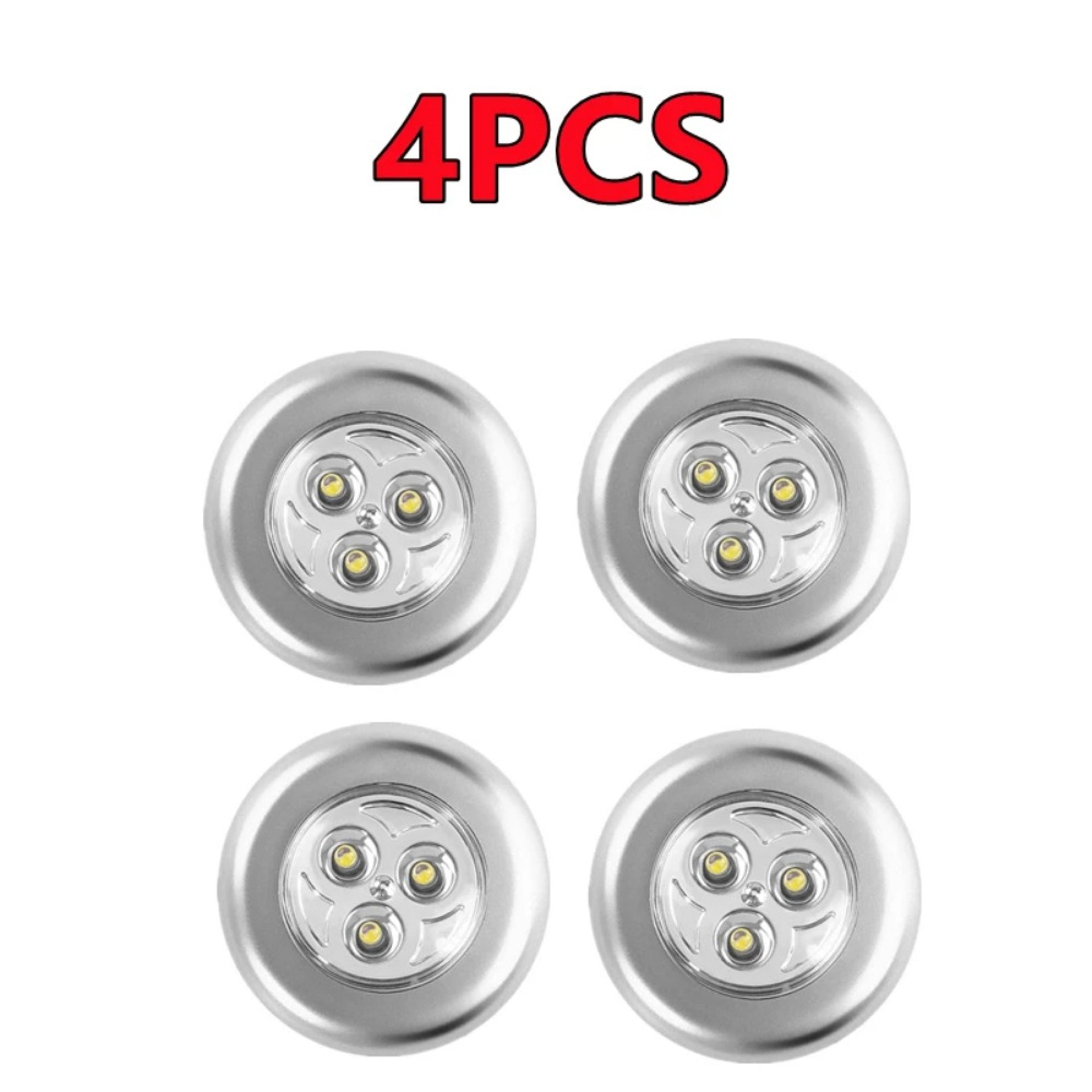 Wireless LED Night Light Touch Control Stick On Under Cabinet Light For Bedroom Closet Kitchen 3