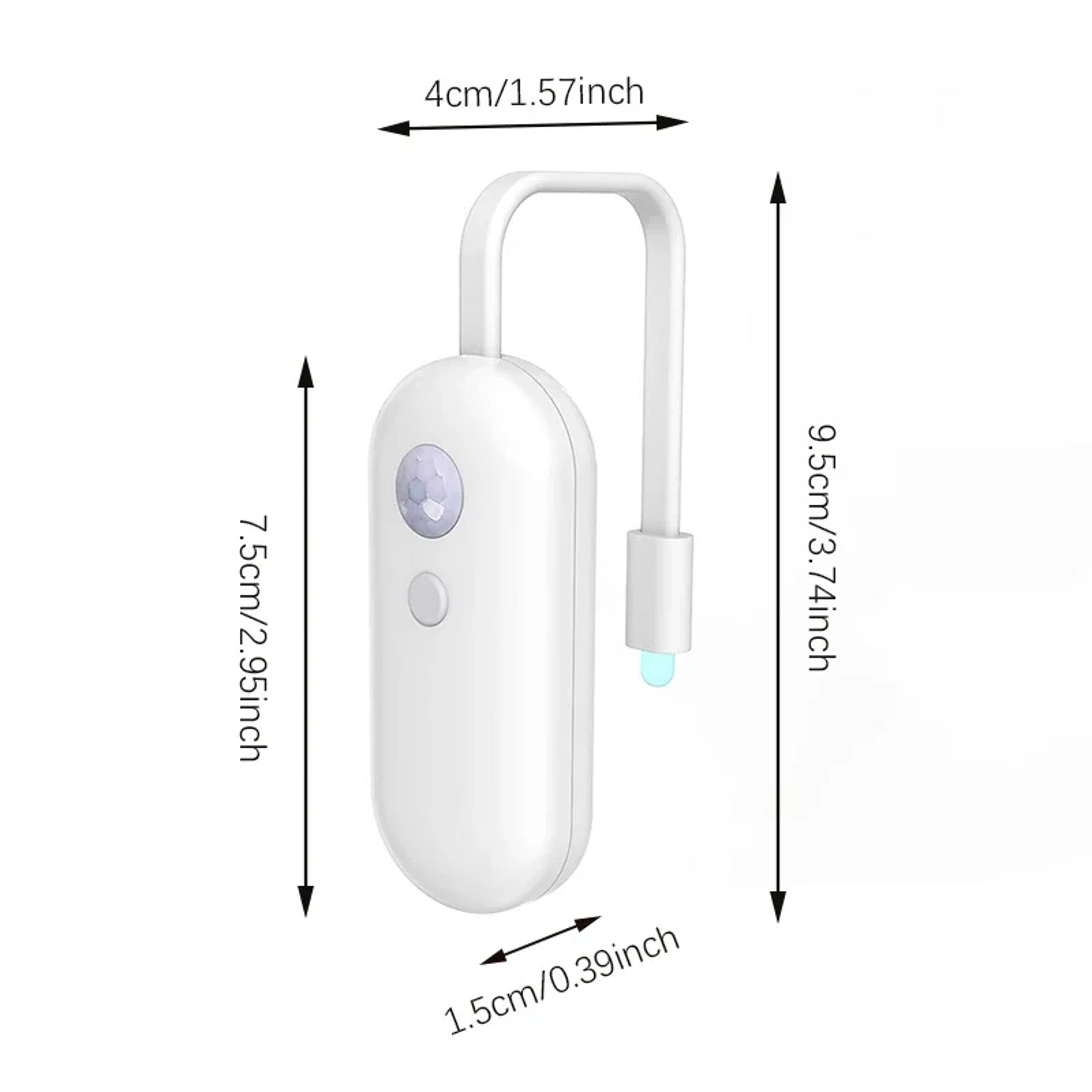 Smart Motion Sensor Toilet Light USB Rechargeable 8 Color LED Bathroom Night Light 2