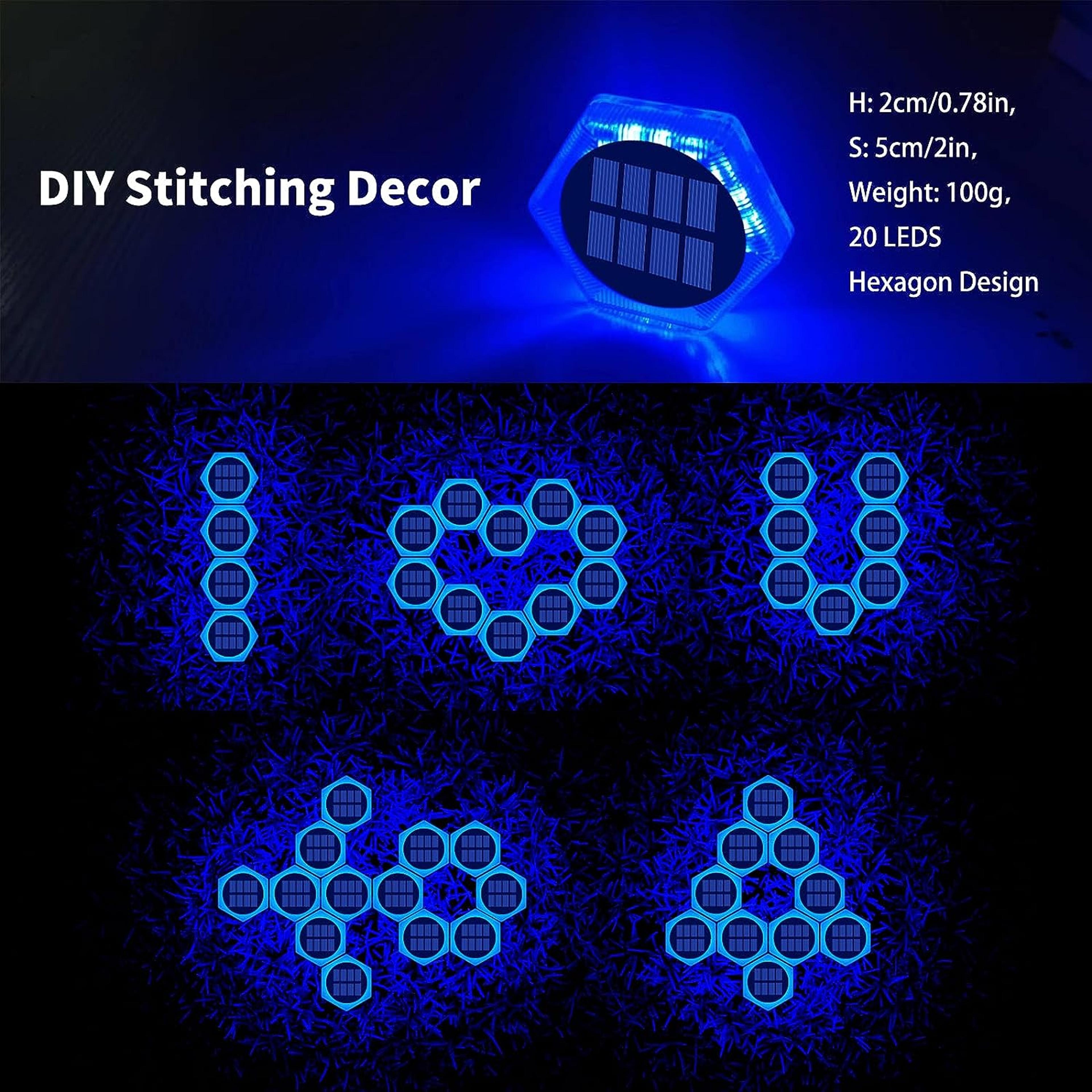 6 Pack Solar Driveway Lights IP68 Waterproof Solar Step Lights For Deck Stairs Fence And Pathway 4