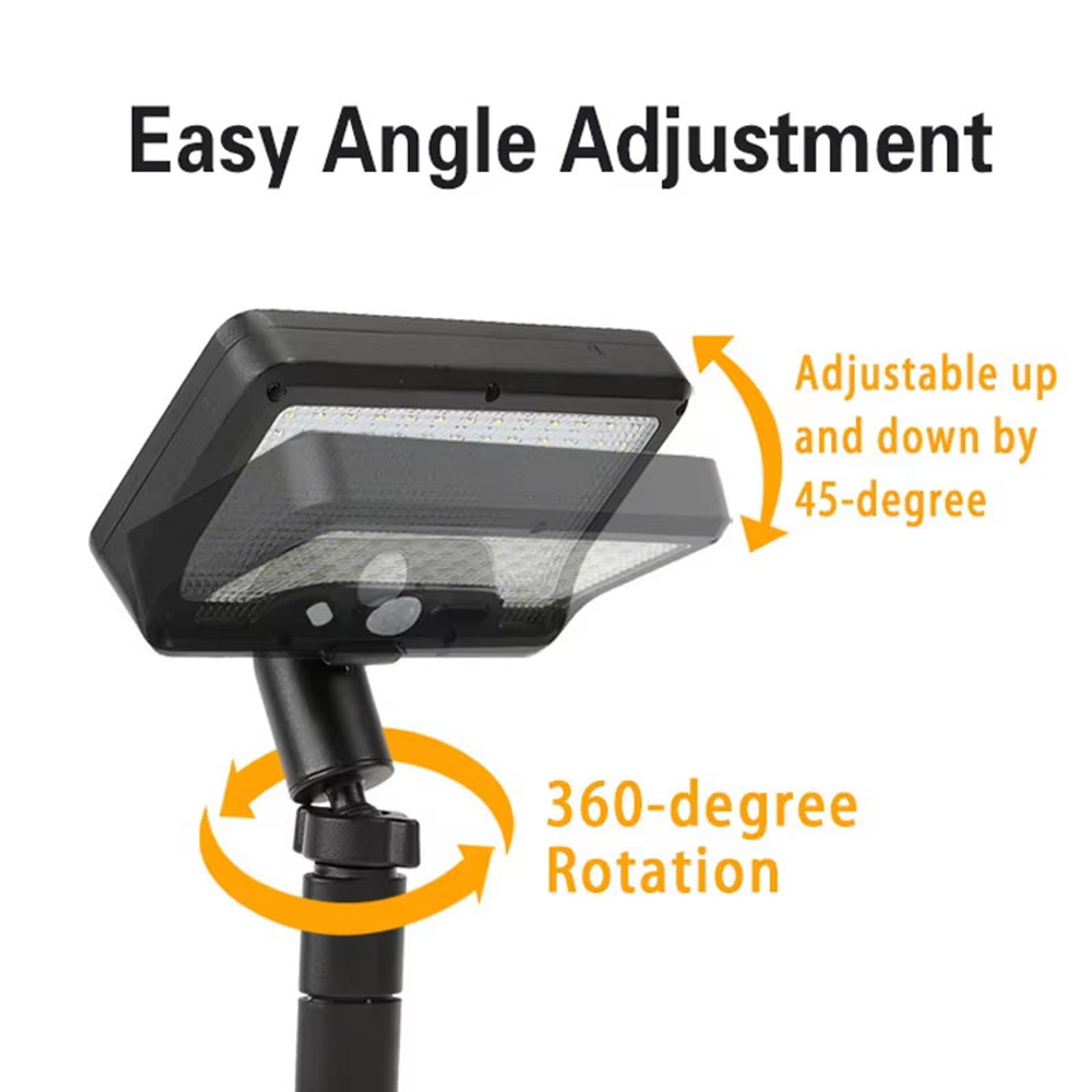 92 LED Solar Pathway Lights Motion Sensor Type C Rechargeable Adjustable Outdoor Garden Light 3