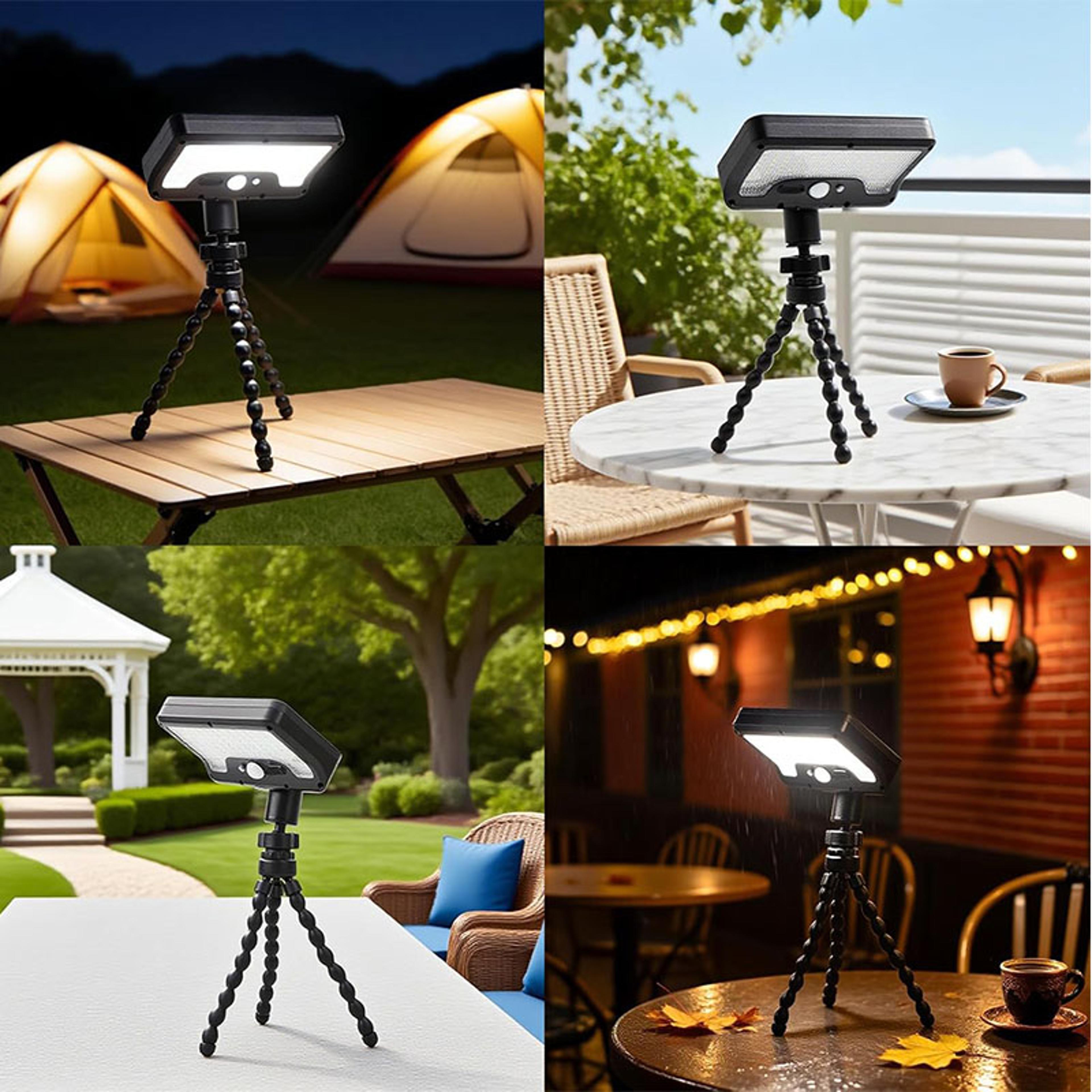 92 LED Solar Pathway Lights Motion Sensor Type C Rechargeable Adjustable Outdoor Garden Light 5