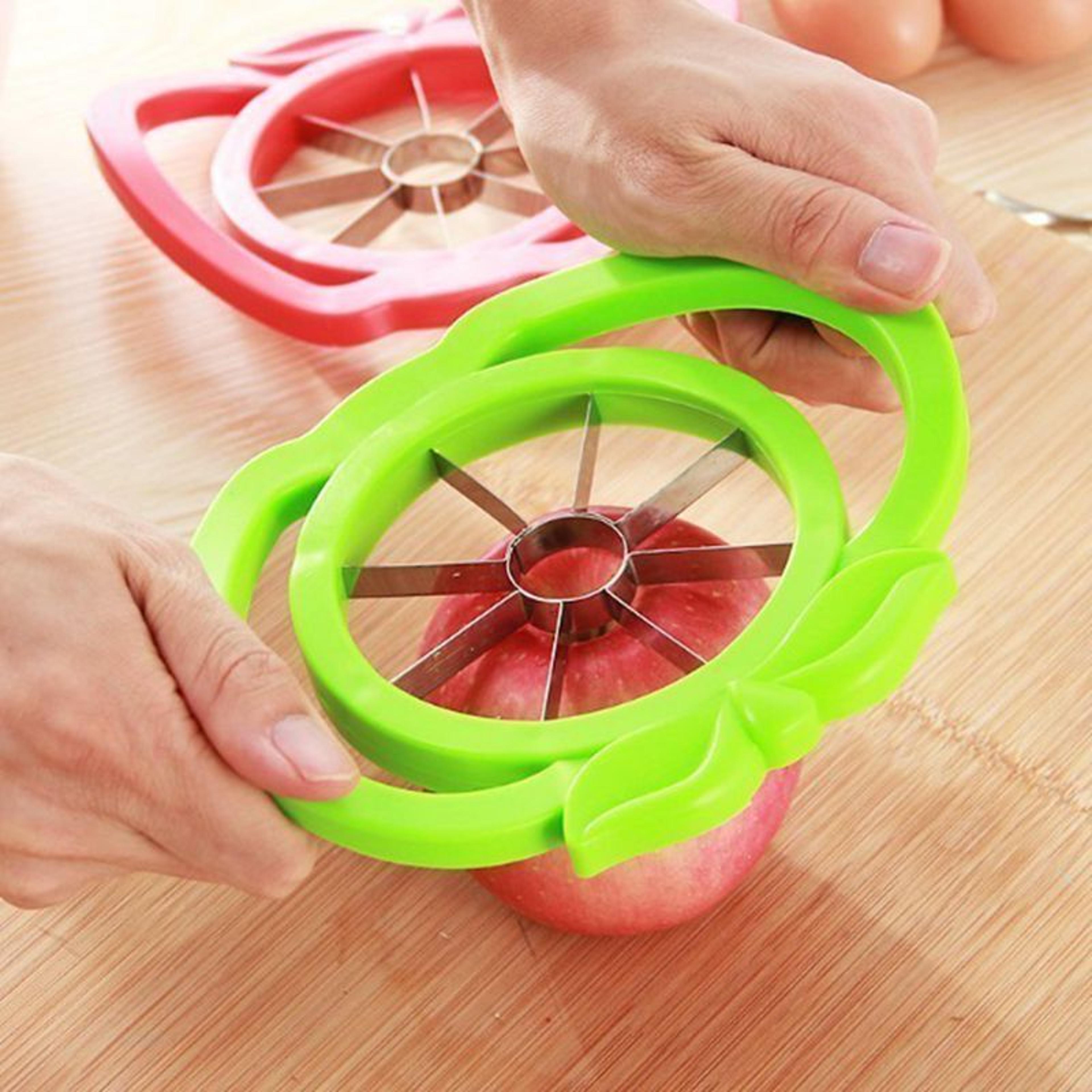 Large Apple Slicer Stainless Steel Apple Cutter 8 Slice Fruit Corer Kitchen Tool 5