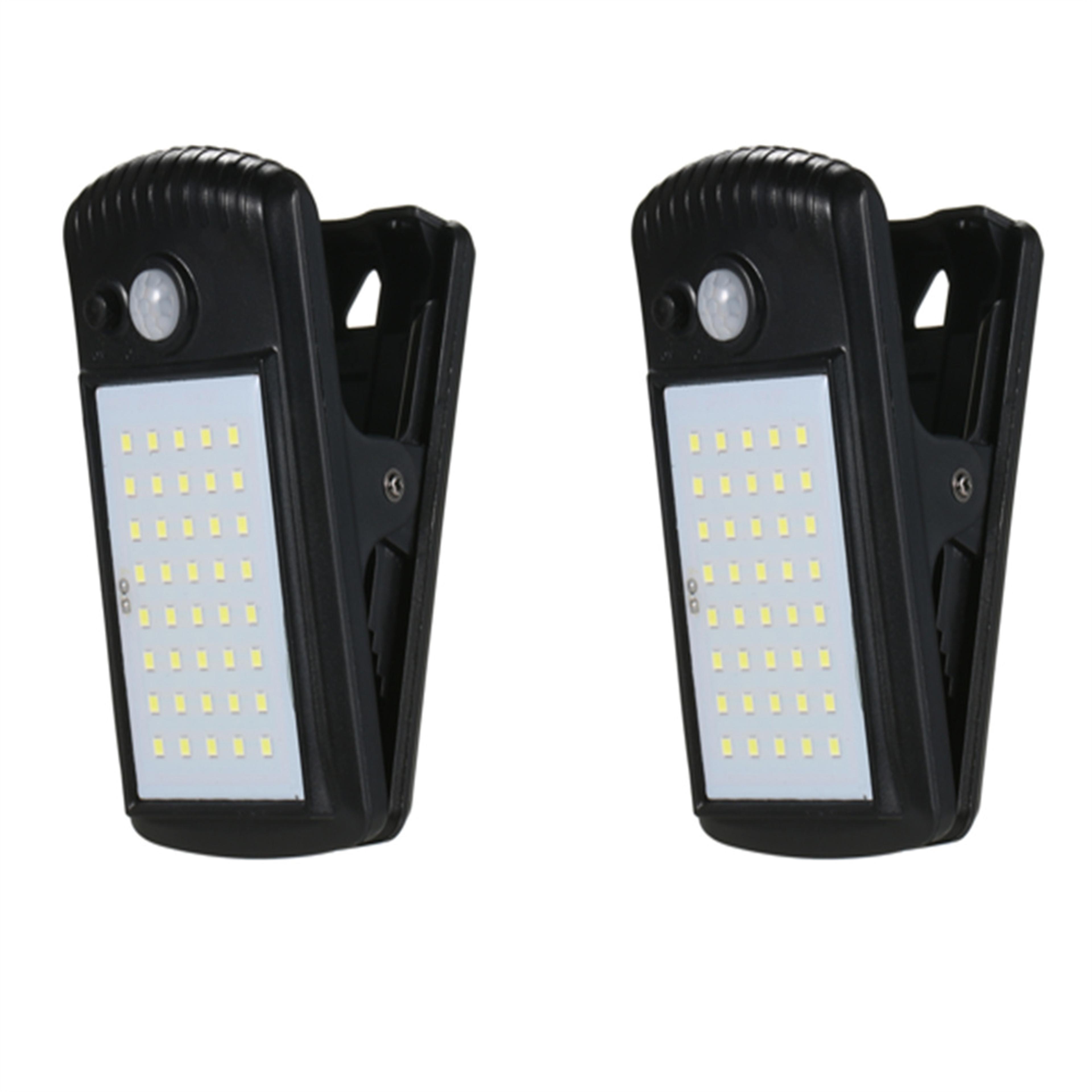 Clip On Solar Motion Sensor Light Waterproof Outdoor Solar Light For Garden Garage Tent Courtyard 6