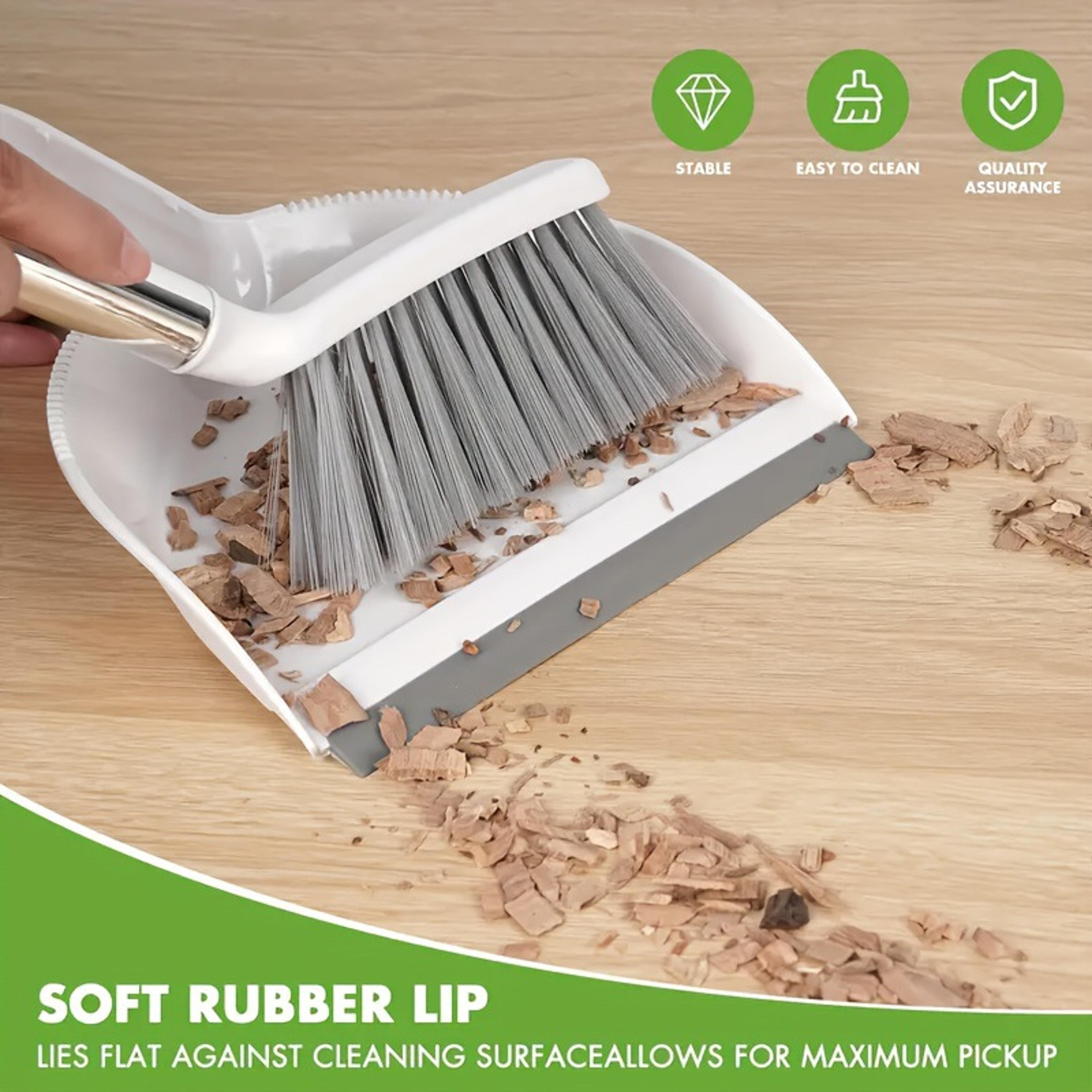 Compact Mini Broom Dustpan Set Desktop Keyboard Cleaning Brush Pet Hair Cleaning Tool 3