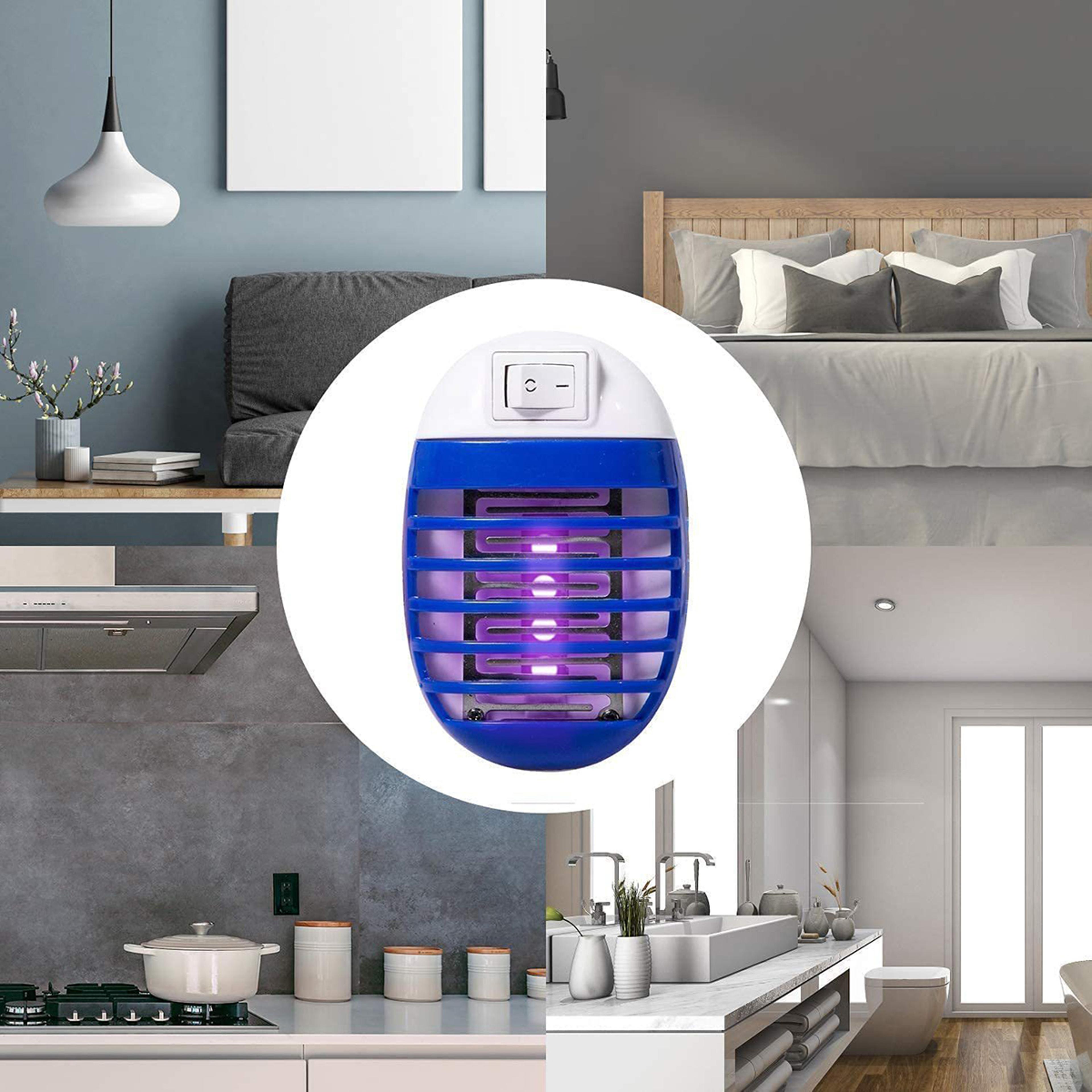 Mosquito Killer Lamp LED Bug Zapper Plug In Indoor Insect Trap Night Light 3
