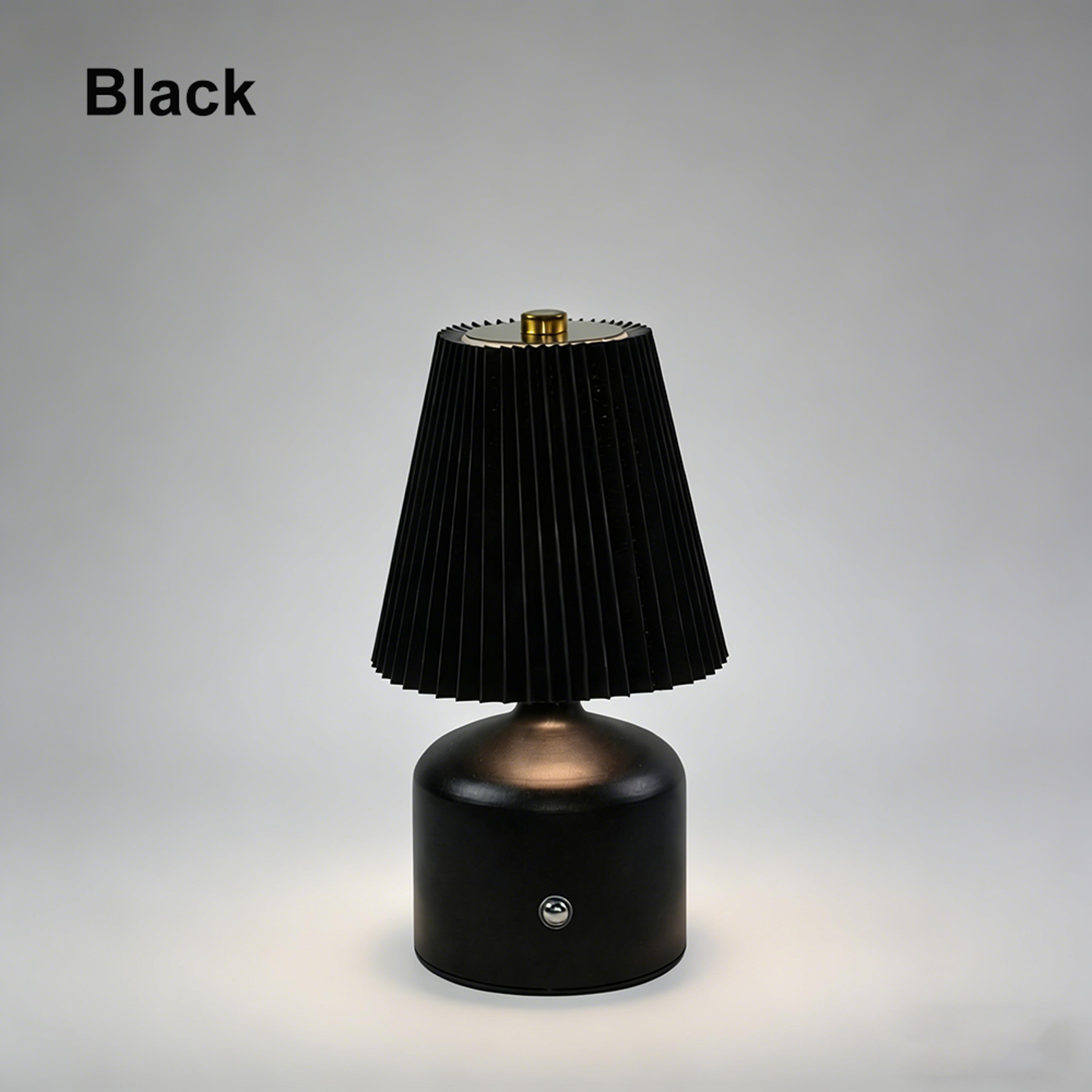 Rechargeable Bedside Lamp With Touch Control Dimmable LED Desk Light Fabric Night Light 7