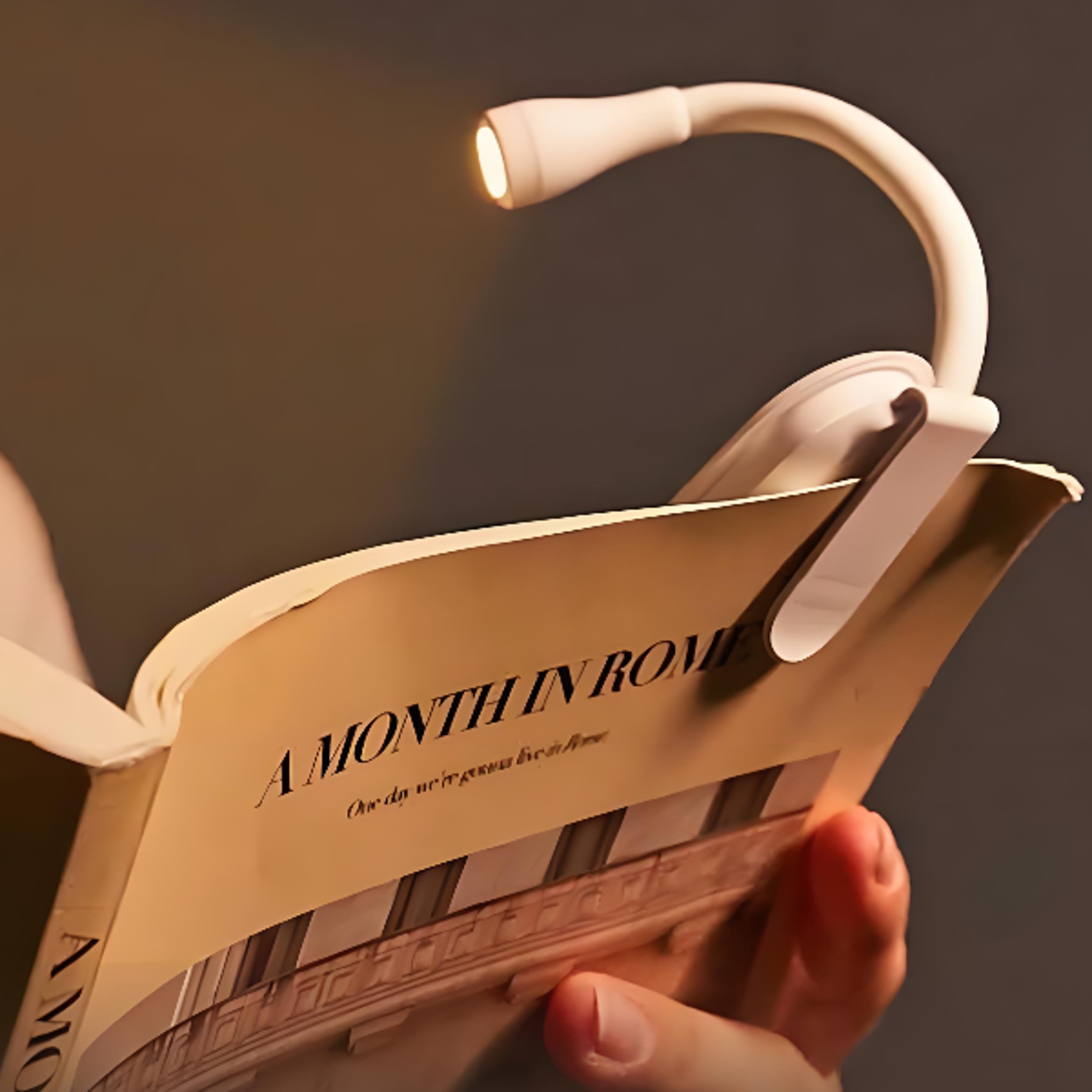 rechargeable led book light clip on reading lamp with 3 brightness levels for bed travel and study