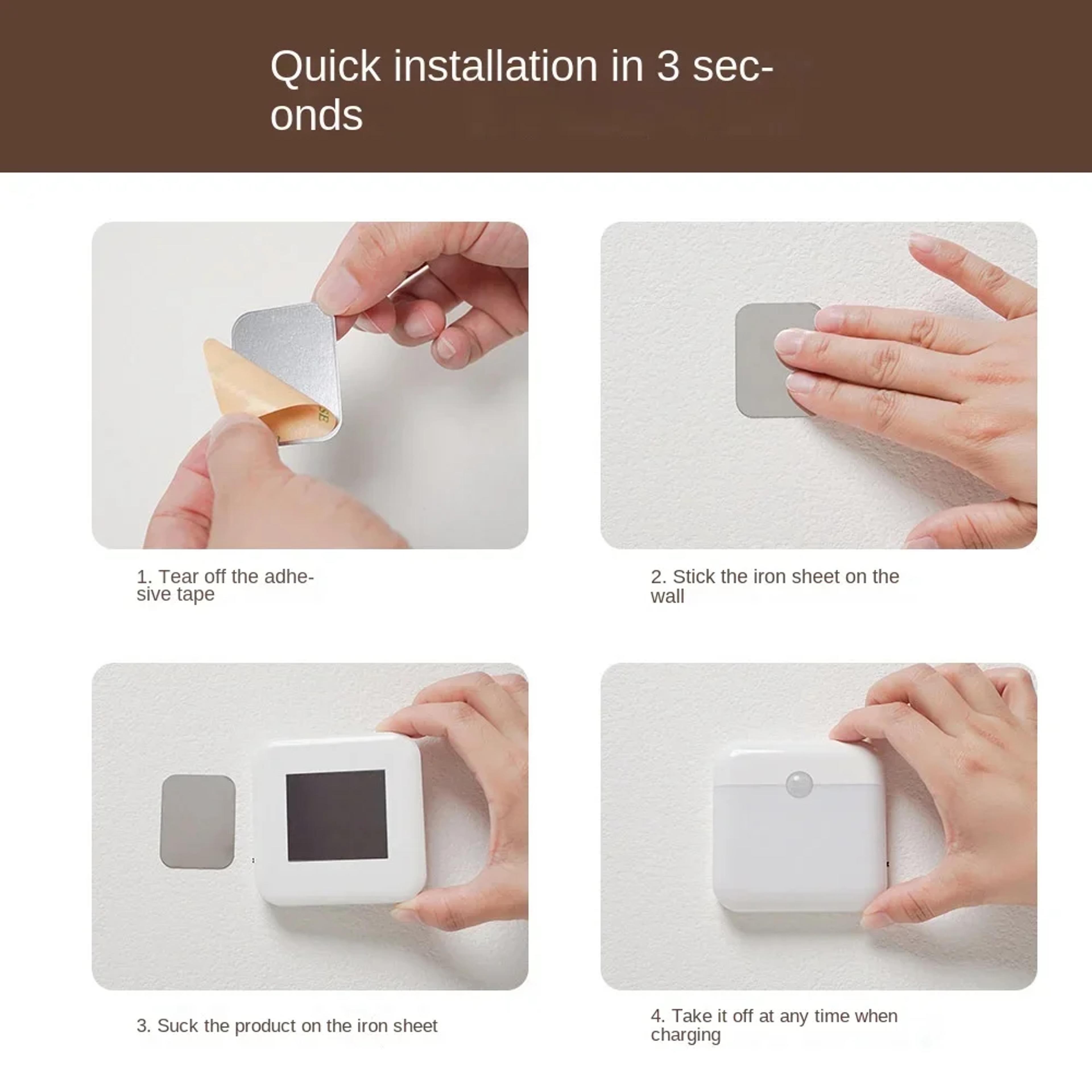 Rechargeable Motion Sensor Light USB LED Closet Light For Kitchen Closet Hallway Bedroom 7