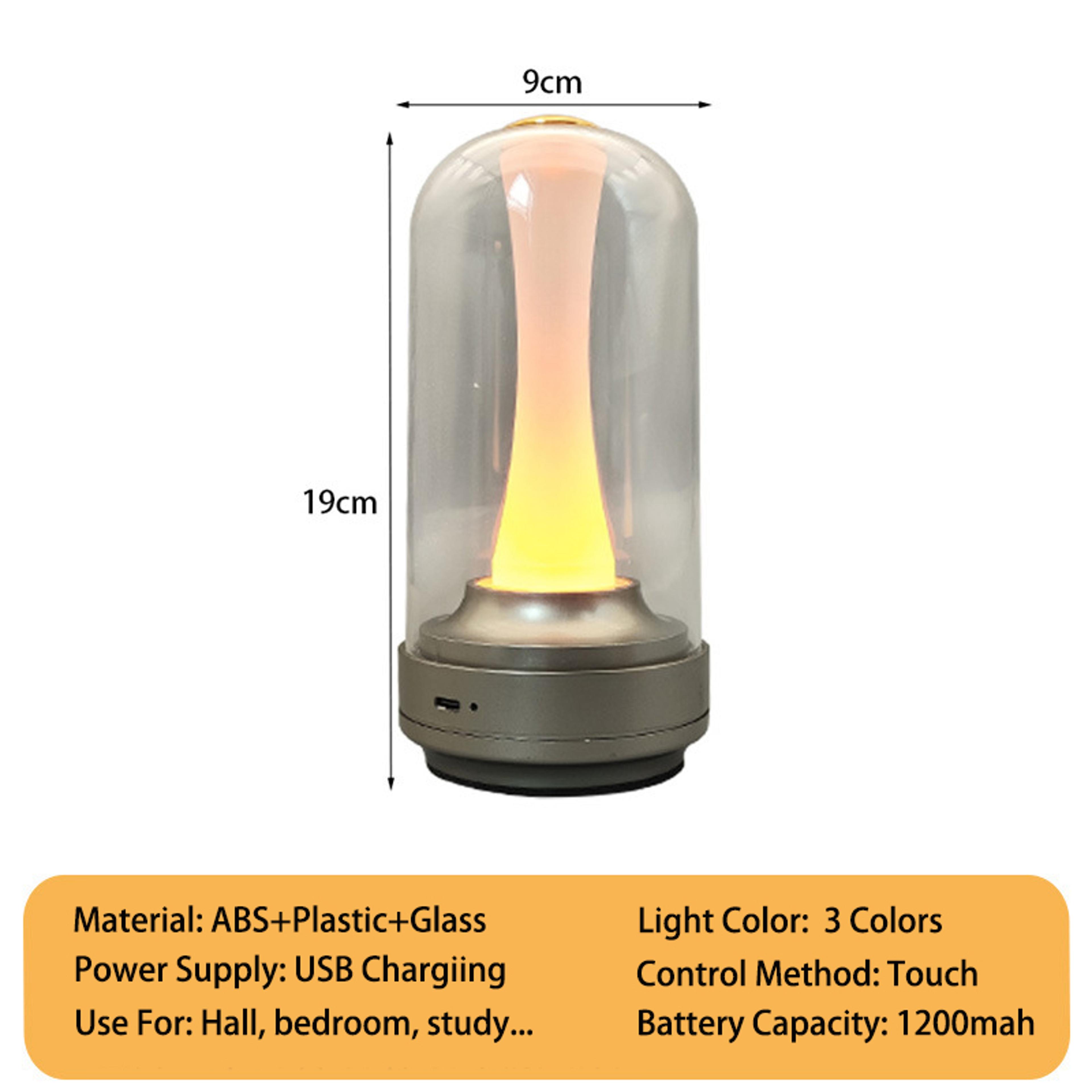 LumiGlow Rechargeable Bedside Lamp Touch Dimmable Waterproof Mood Light 3