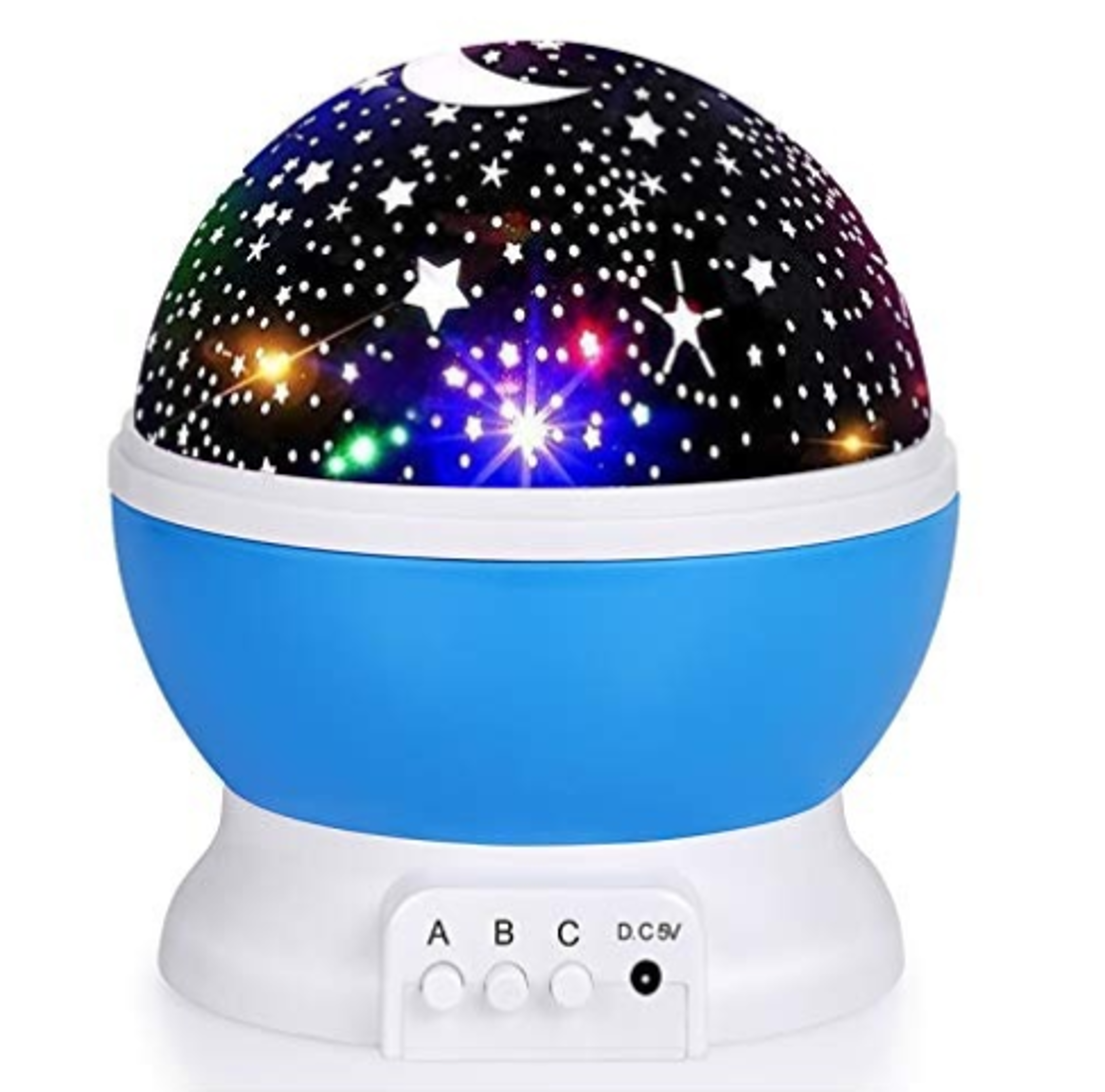 DreamGlow Star Projector Galaxy Projector Night Light With Rotating Moon And Stars For Kids Bedroom 9