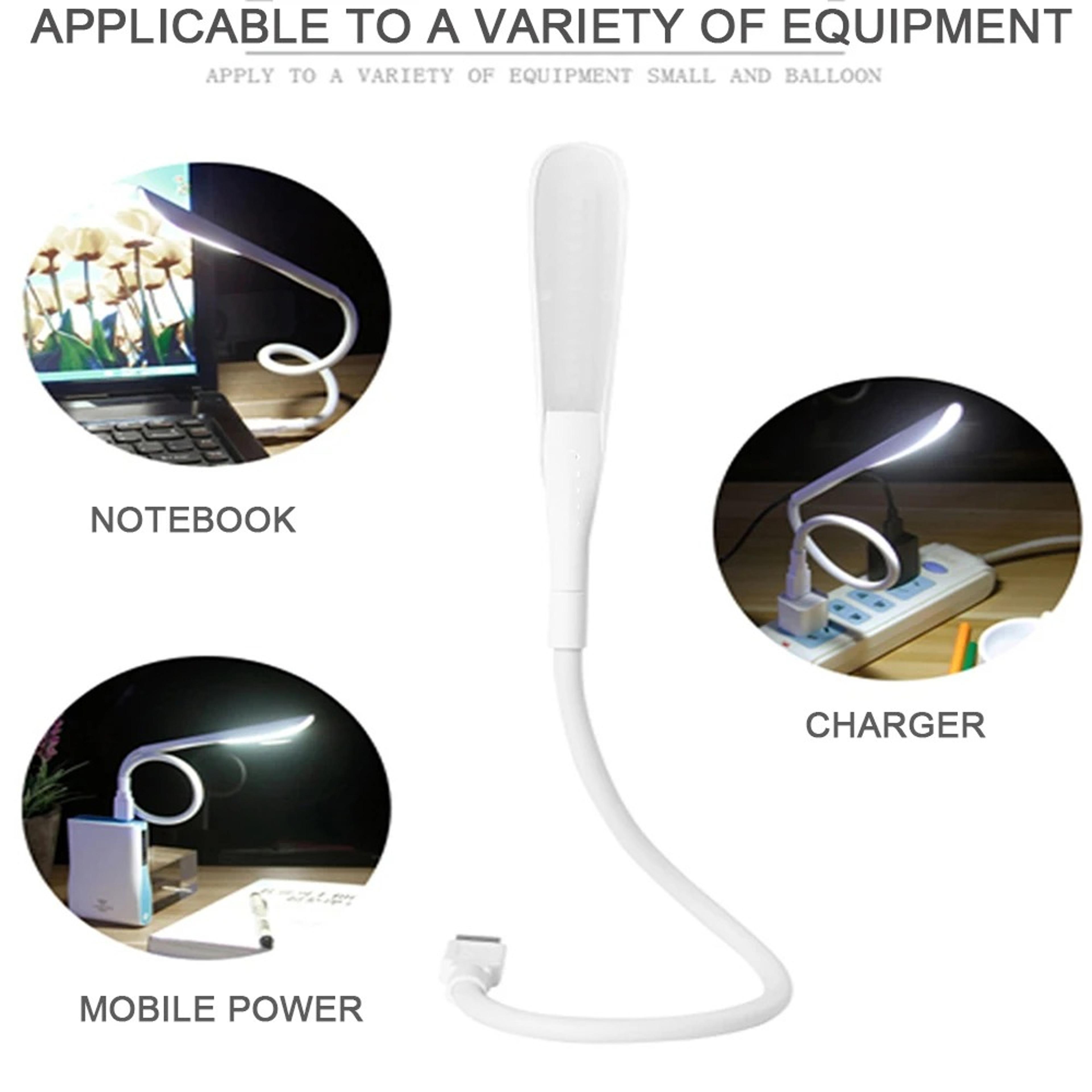 Portable USB LED Light Touch Sensor Dimmable Desk Lamp For Laptop PC Power Bank Reading 3