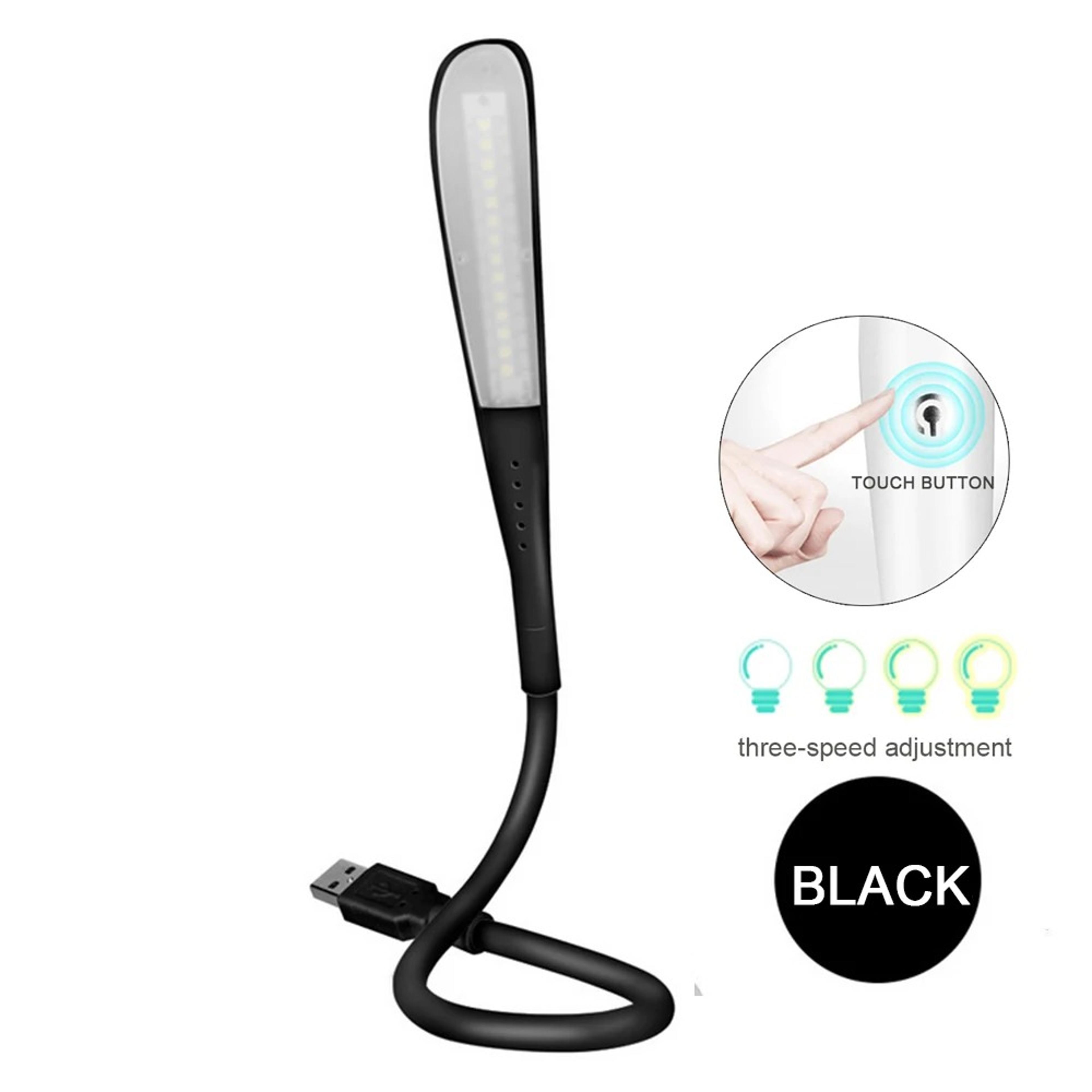 Portable USB LED Light Touch Sensor Dimmable Desk Lamp For Laptop PC Power Bank Reading 4