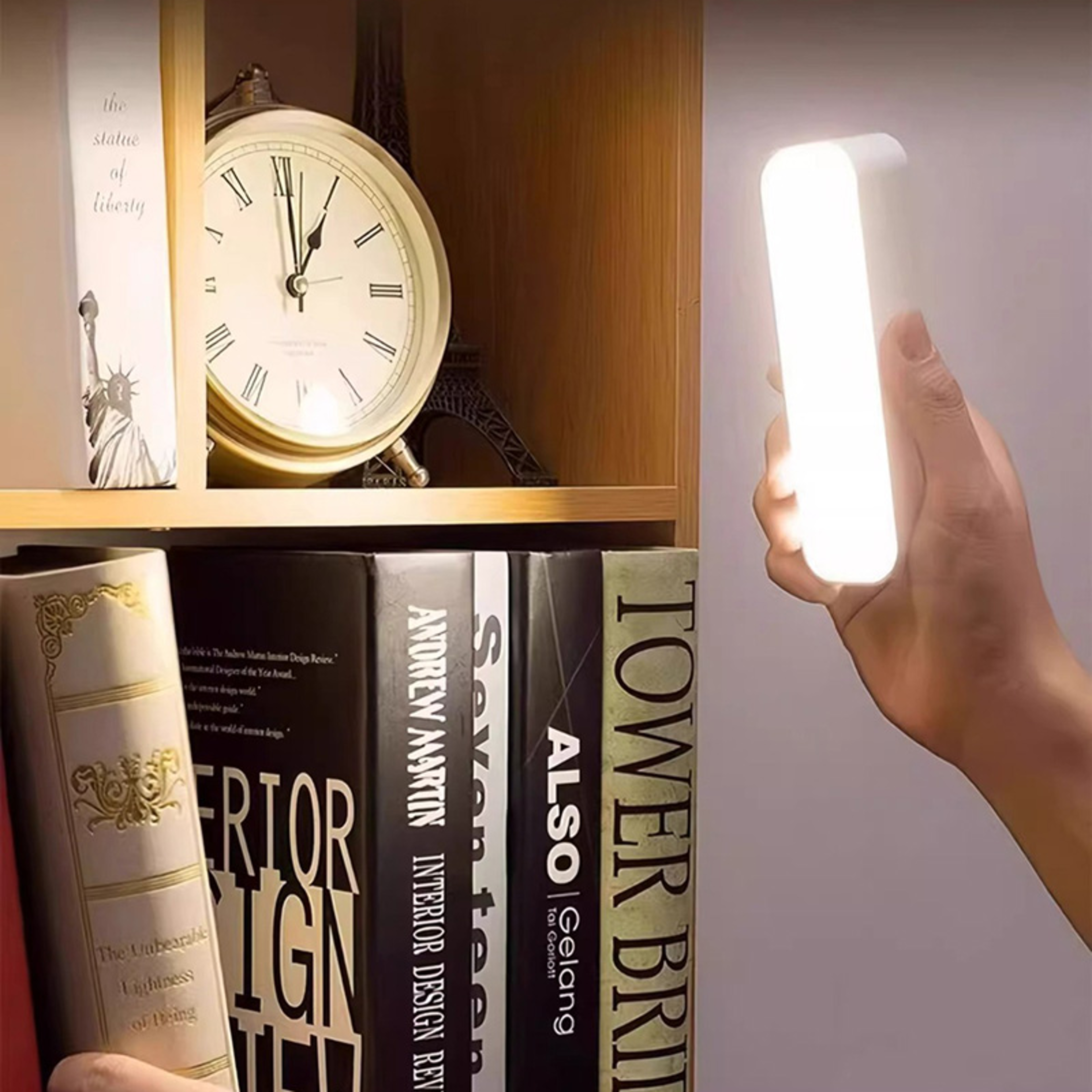 Magnetic Rechargeable Night Light LED Bedside Lamp With Touch Control 3 Color Eye Care Lighting 1