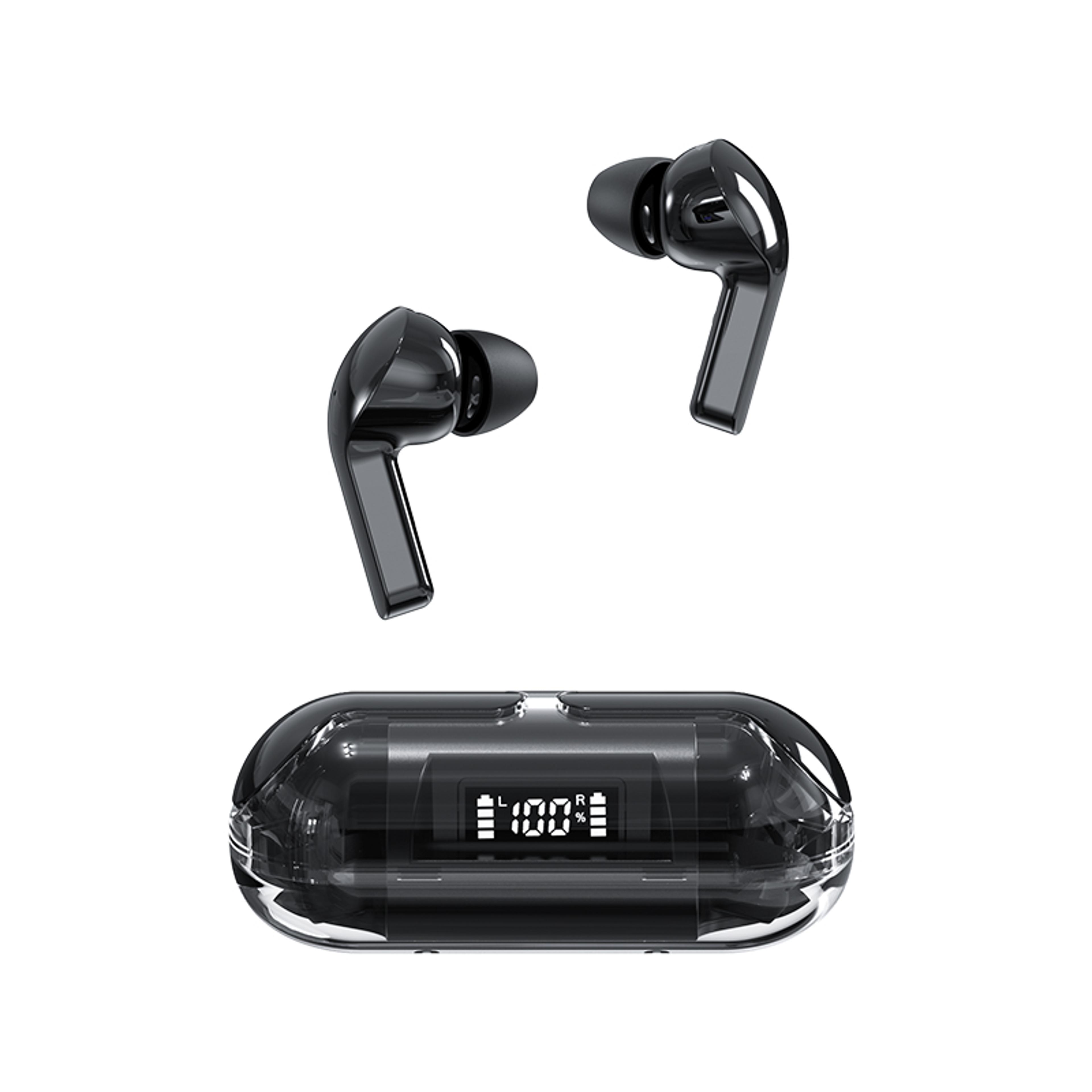 TM20 Bluetooth Earbuds Wireless Noise Cancelling Earbuds With LED Display Touch Control Sports Head 9