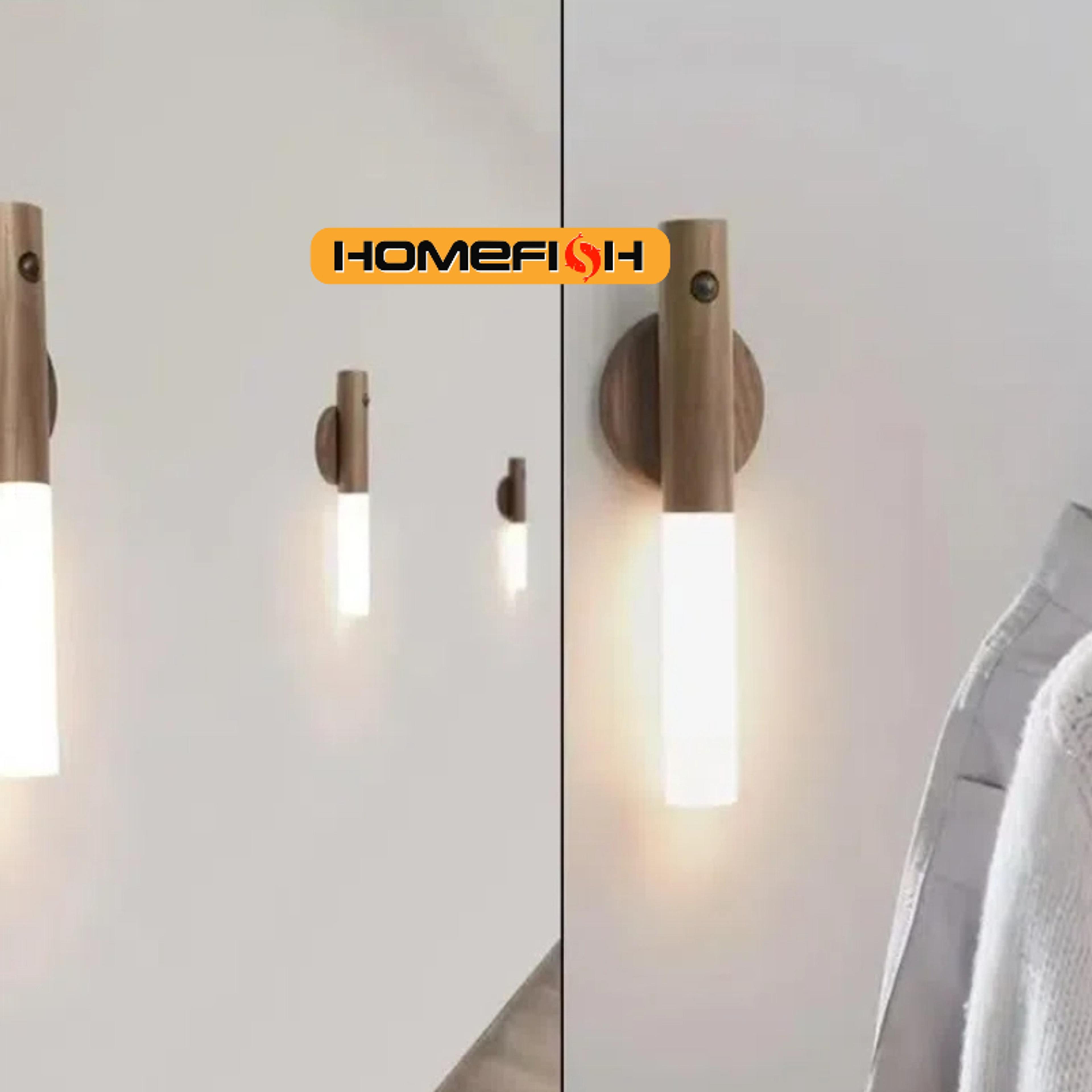 Smart Motion Sensor Night Light Rechargeable LED Wall Light For Hallway Closet Cabinet 2