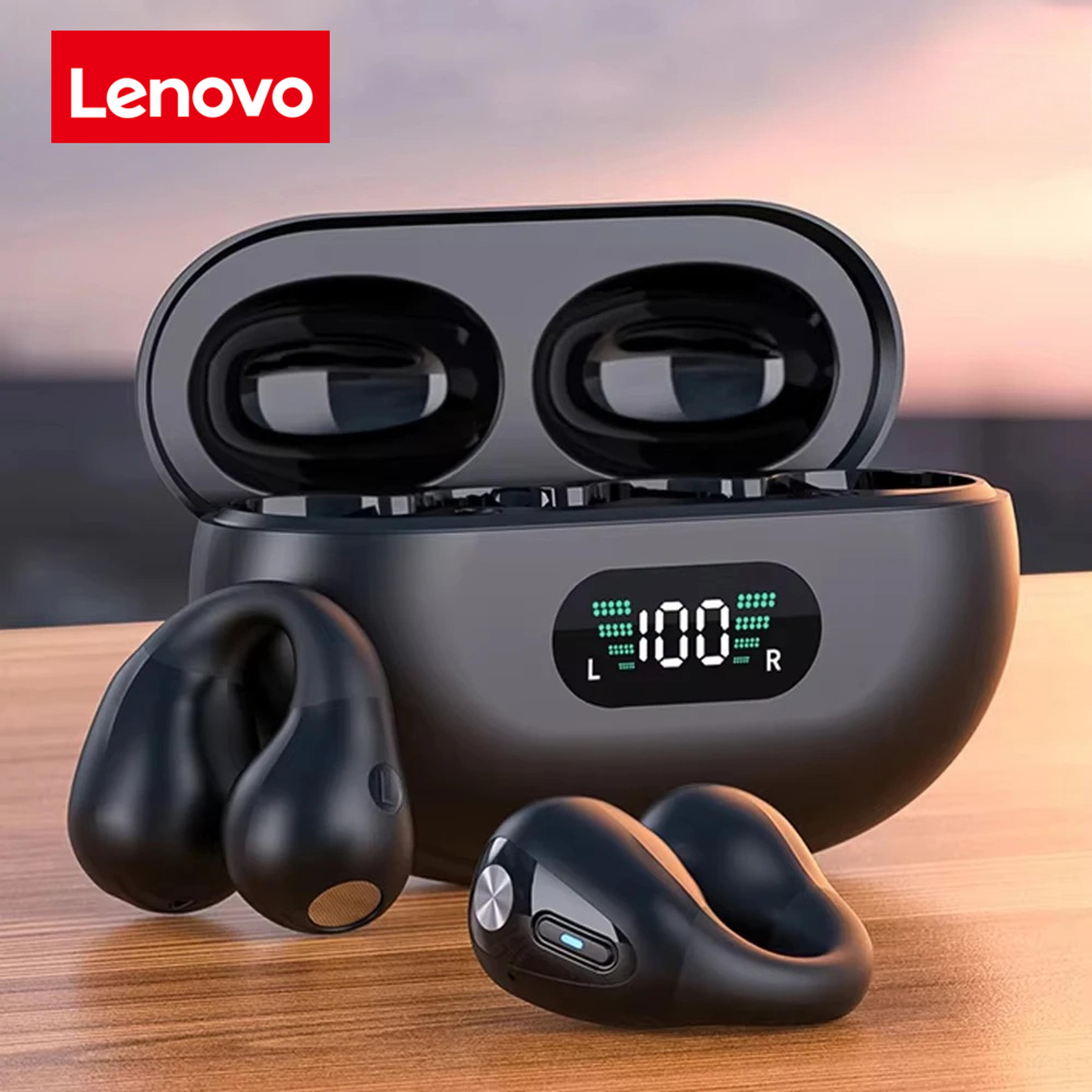 Open Ear Bone Conduction Earbuds Bluetooth Ear Clip Headphones With Digital Display 2