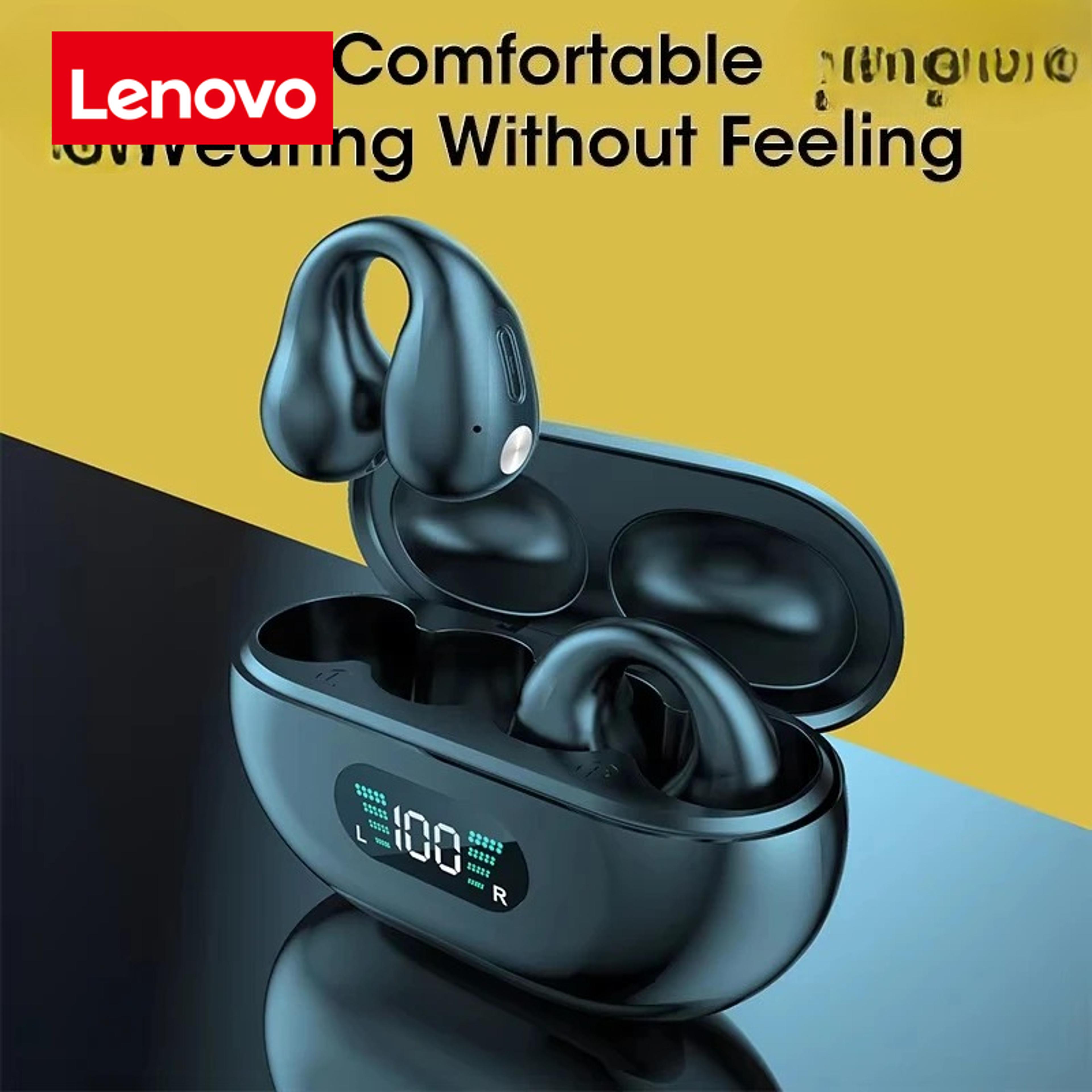 Open Ear Bone Conduction Earbuds Bluetooth Ear Clip Headphones With Digital Display 5