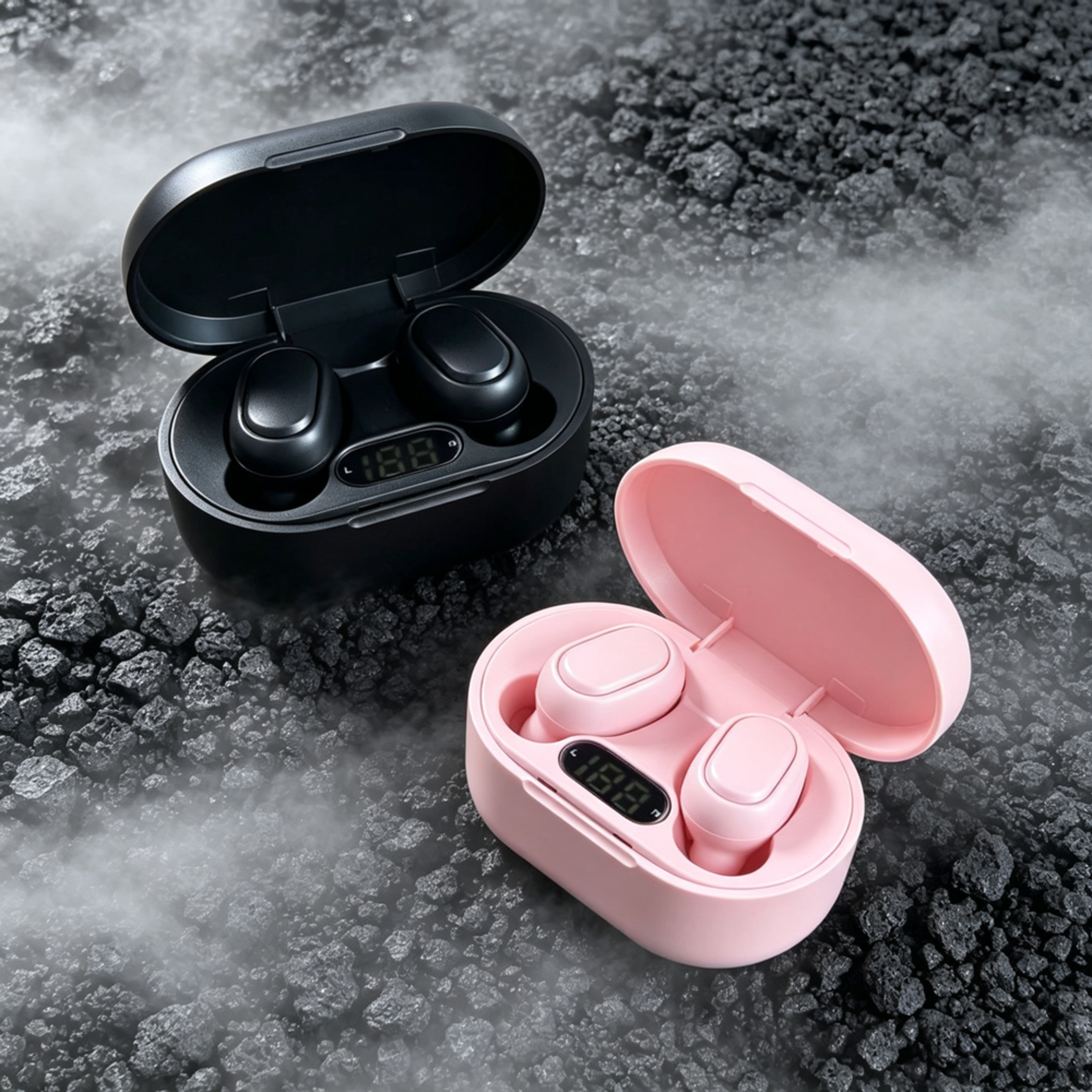 aerobeat wireless earbuds with bluetooth 5.3, wireless charging case & ipx5 waterproof