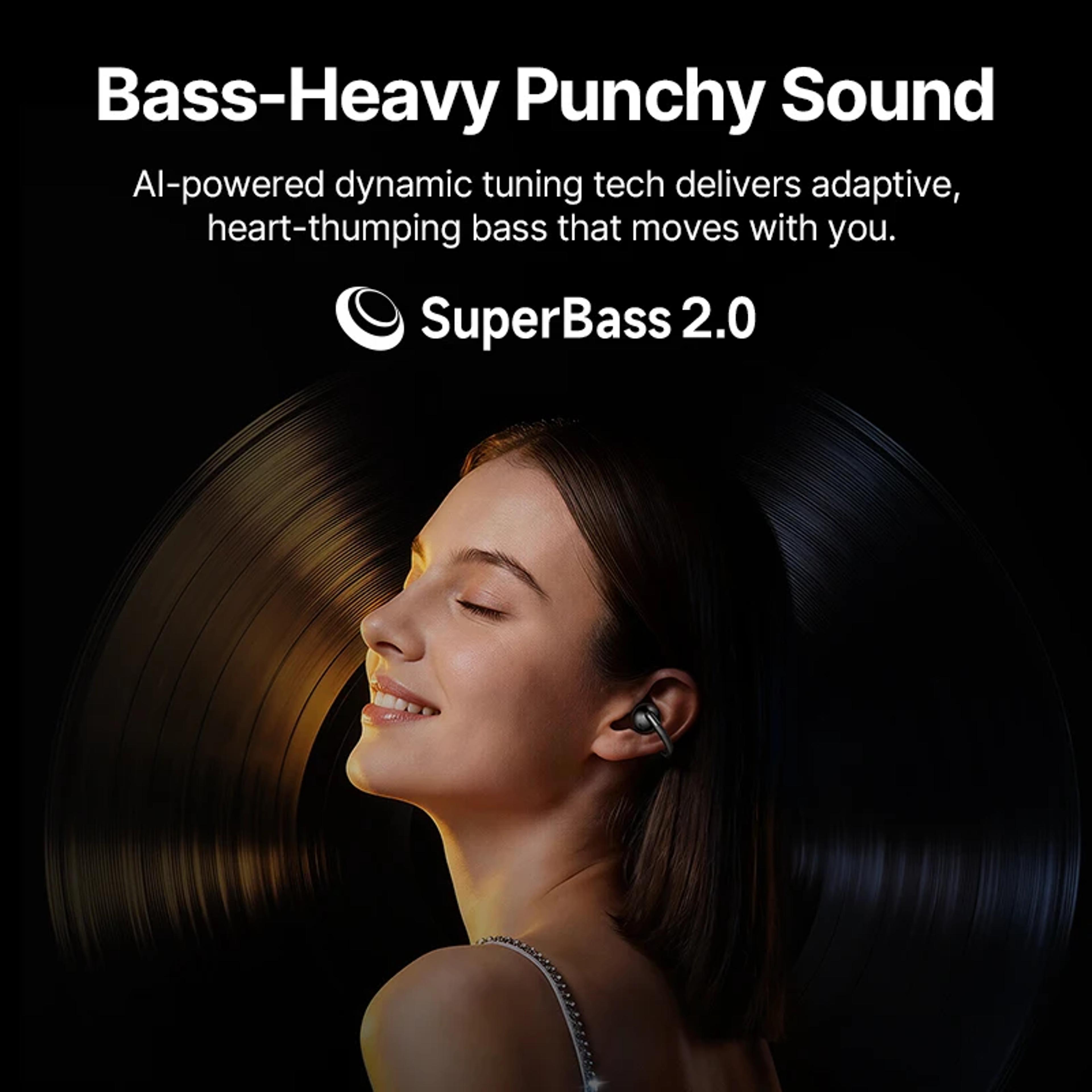 AeroClip Open Ear Earbuds Bluetooth 60 ClipOn Wireless Headphones With ENC  40H Playtime 6