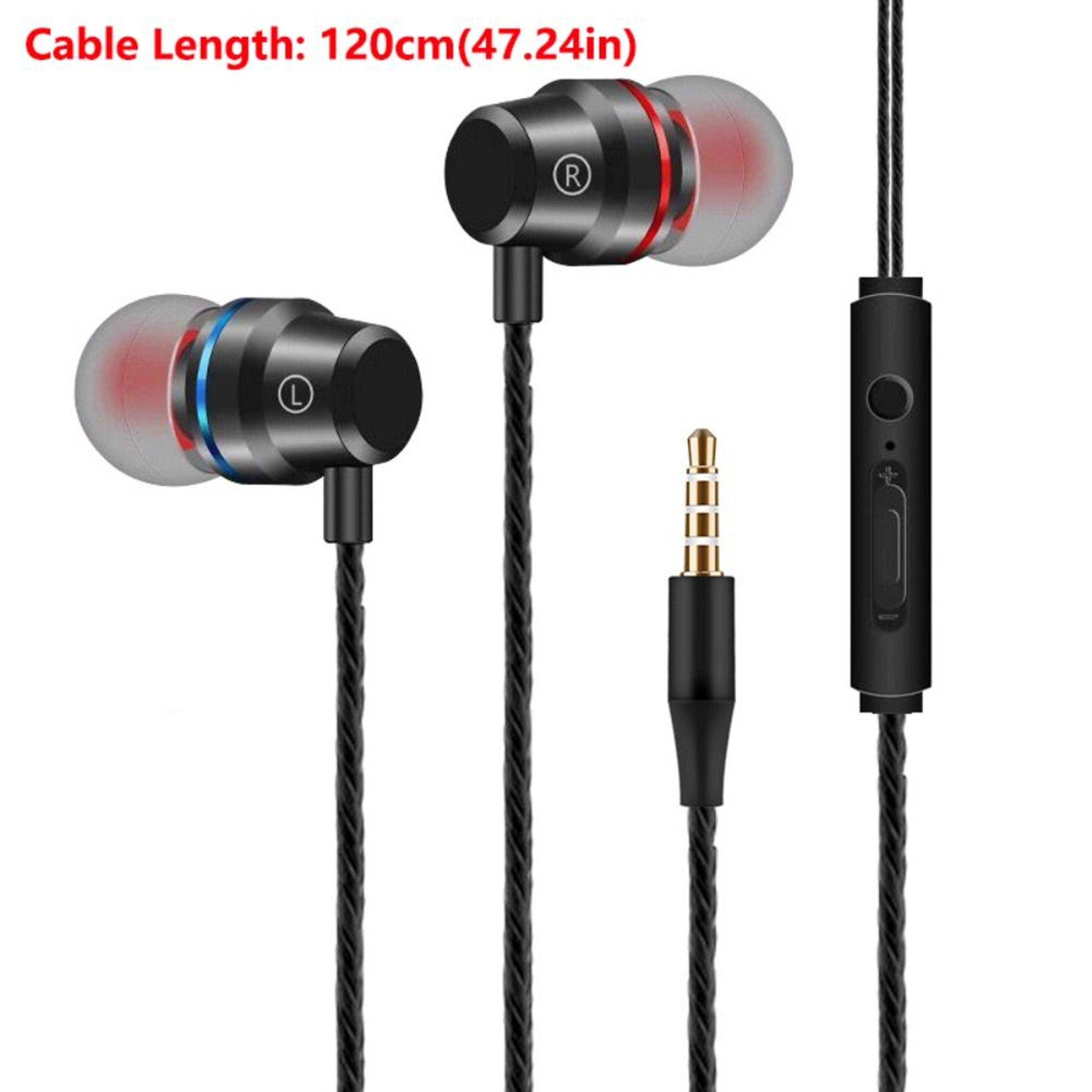 CrystalSound 35mm In Ear Headphones With Deep Bass Wired Earbuds  Inline Controls 3