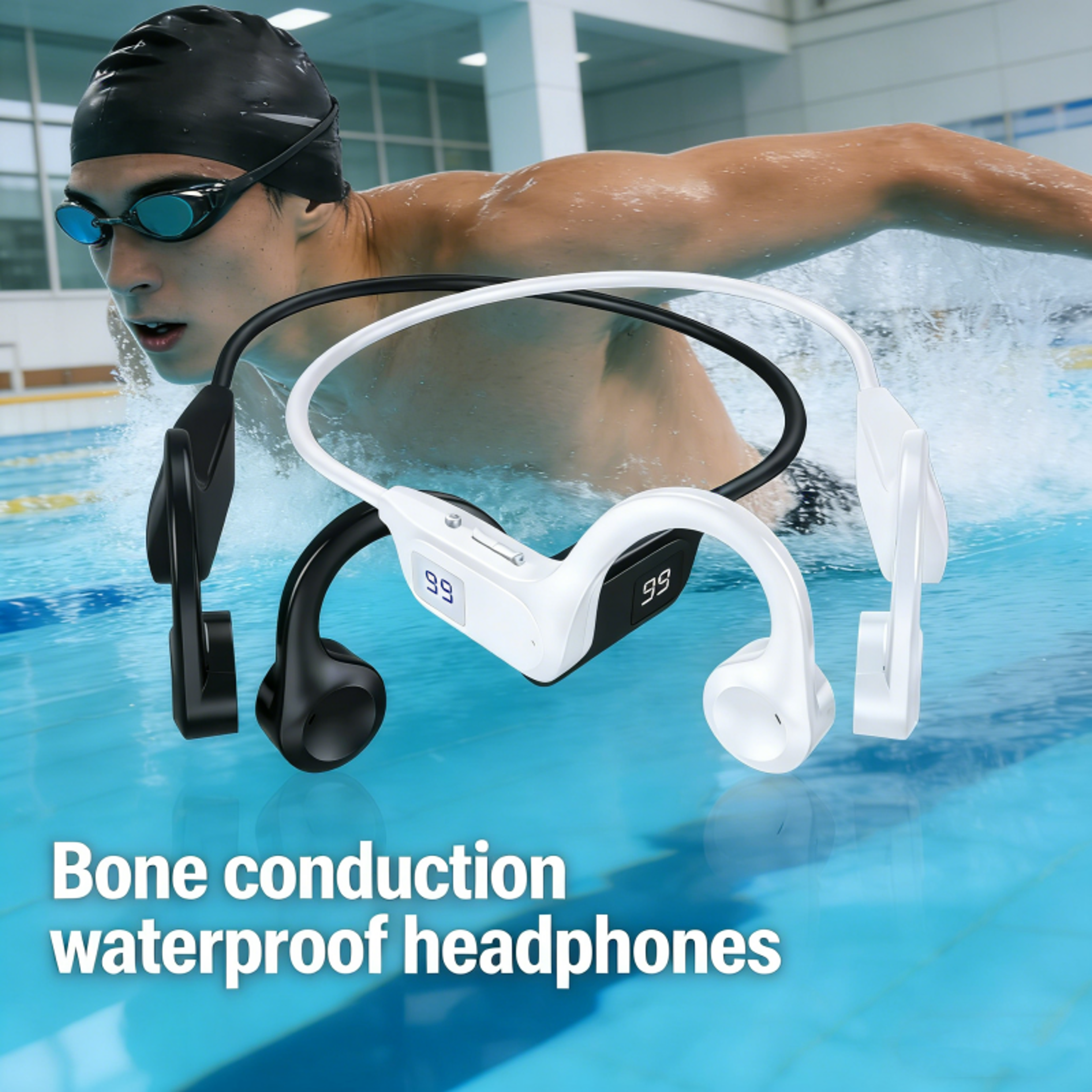 Bone Conduction Bluetooth Sports Headphones Open Ear Wireless Running Headset 2