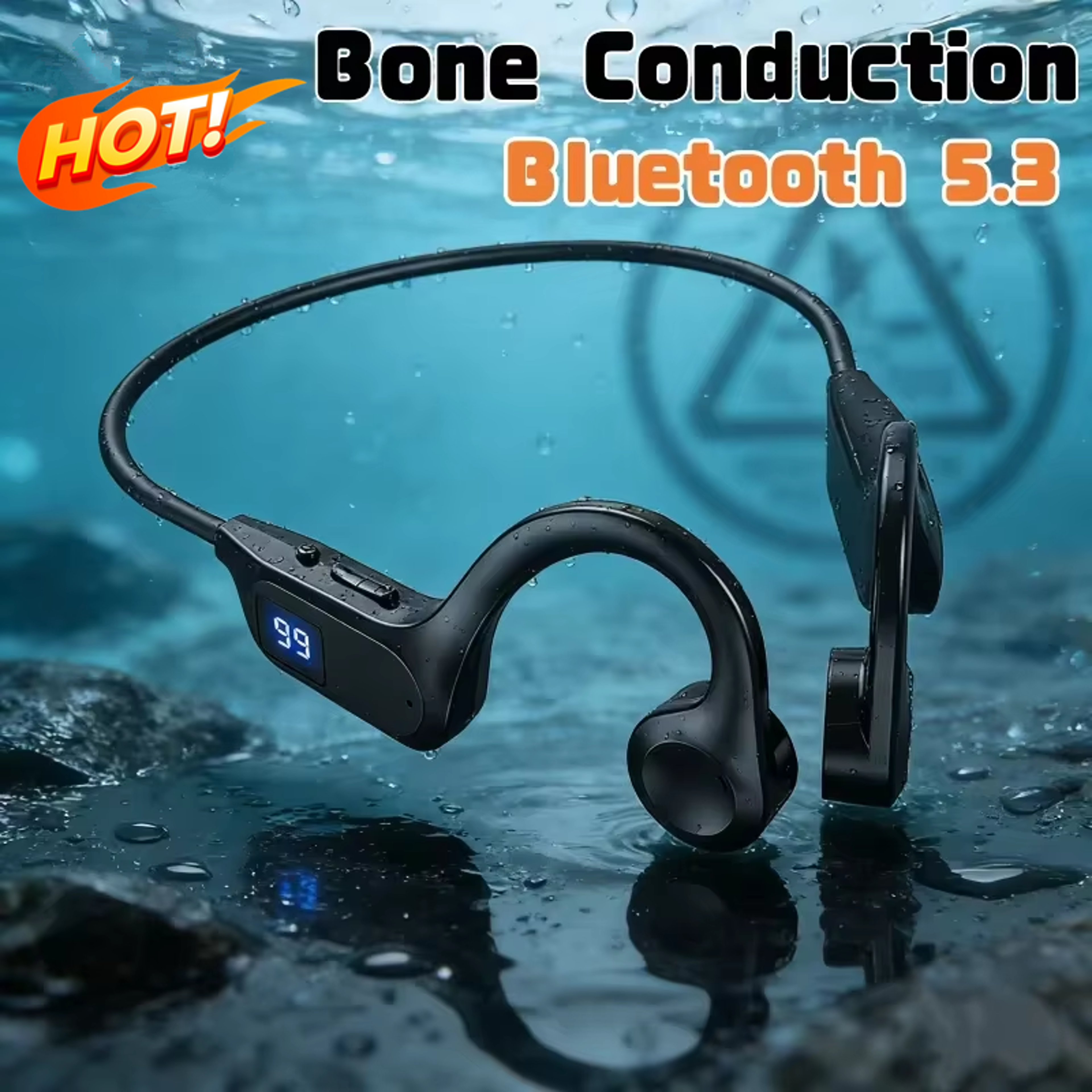 Bone Conduction Bluetooth Sports Headphones Open Ear Wireless Running Headset 4