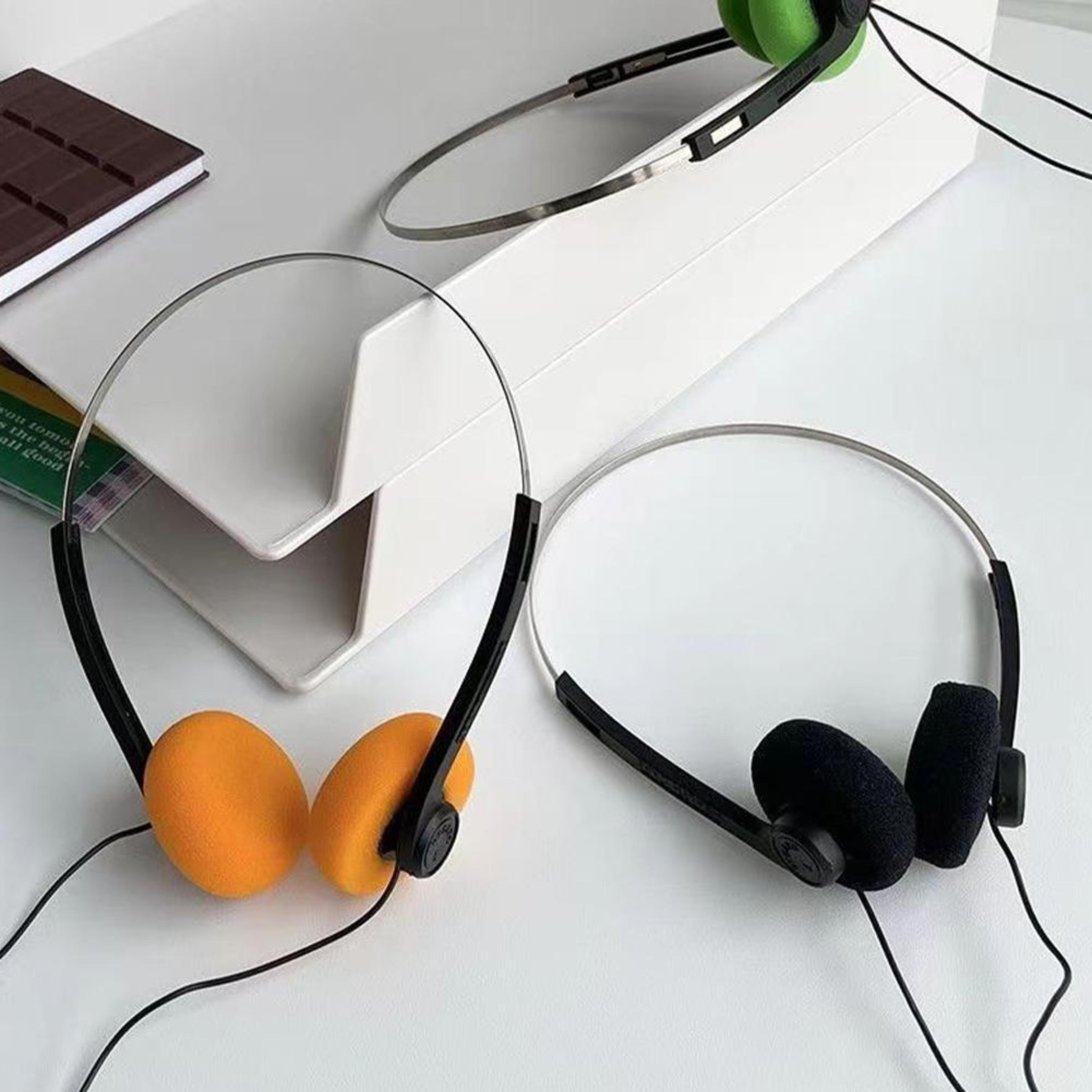 Retro Wired Walkman Headphones Portable Vintage Music Earphones 3