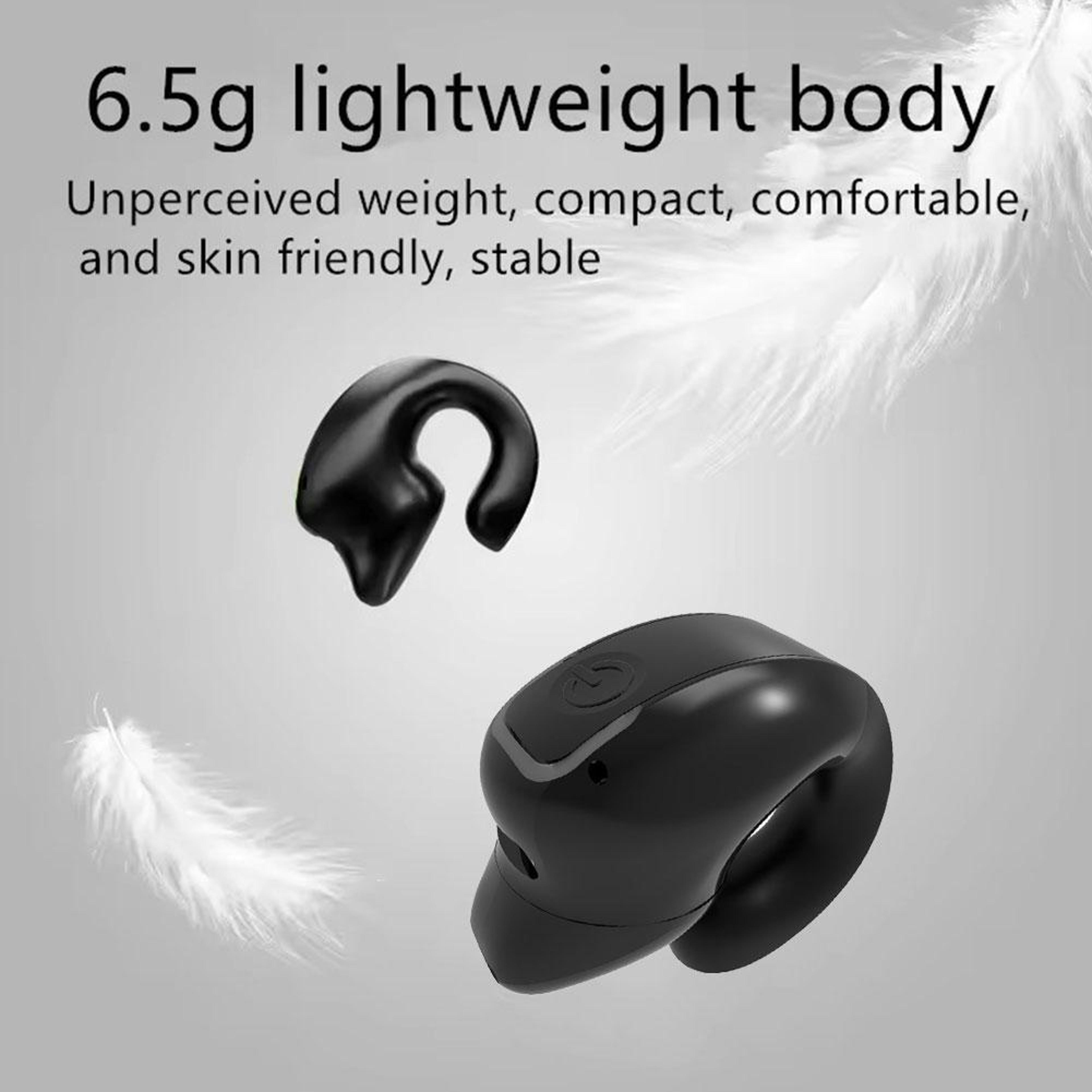 Open Ear Bone Conduction Ear Clip Wireless Bluetooth Earbuds With HD Mic  Stereo Sound 6