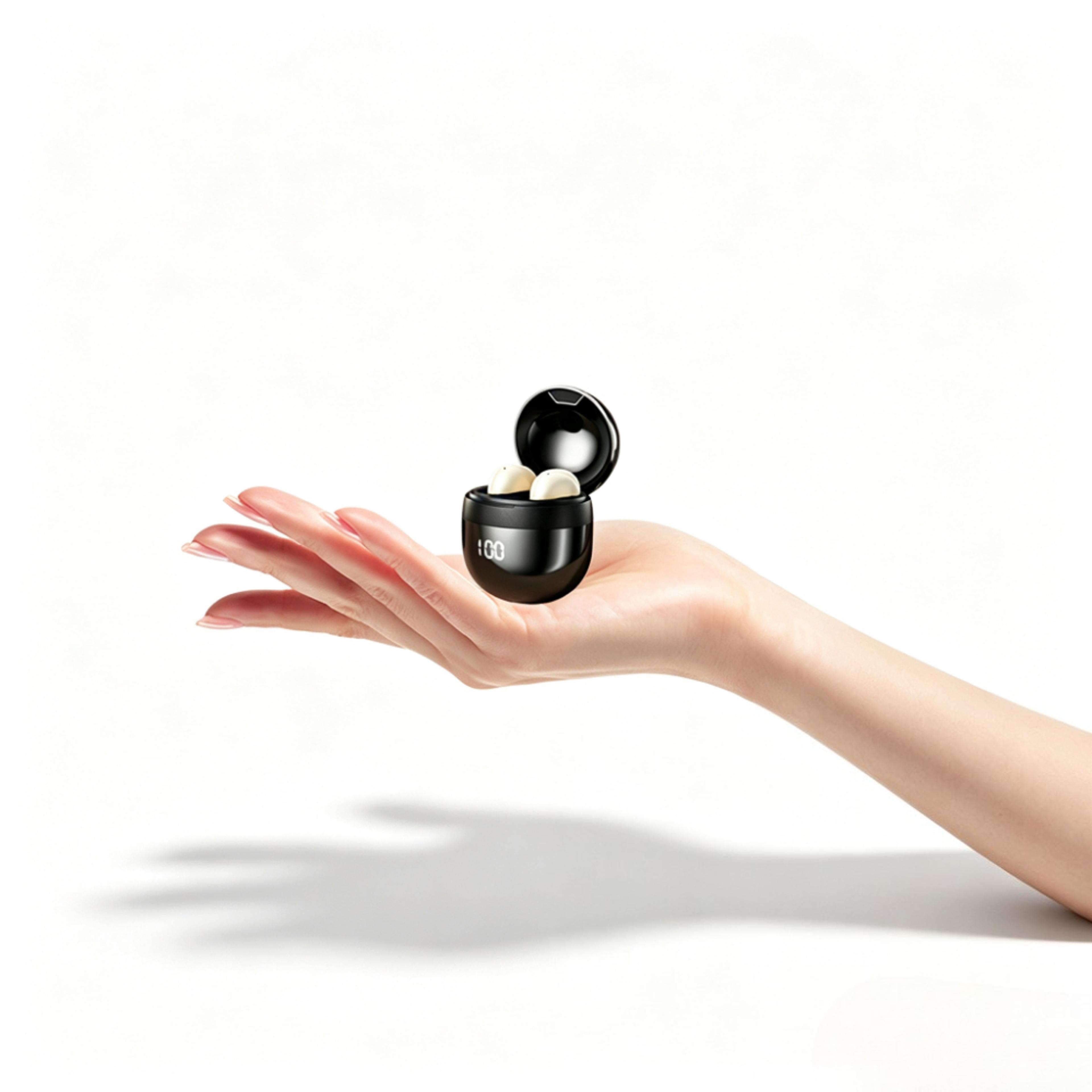 bluetooth 5.4 wireless earbuds mini waterproof sports headphones with touch control