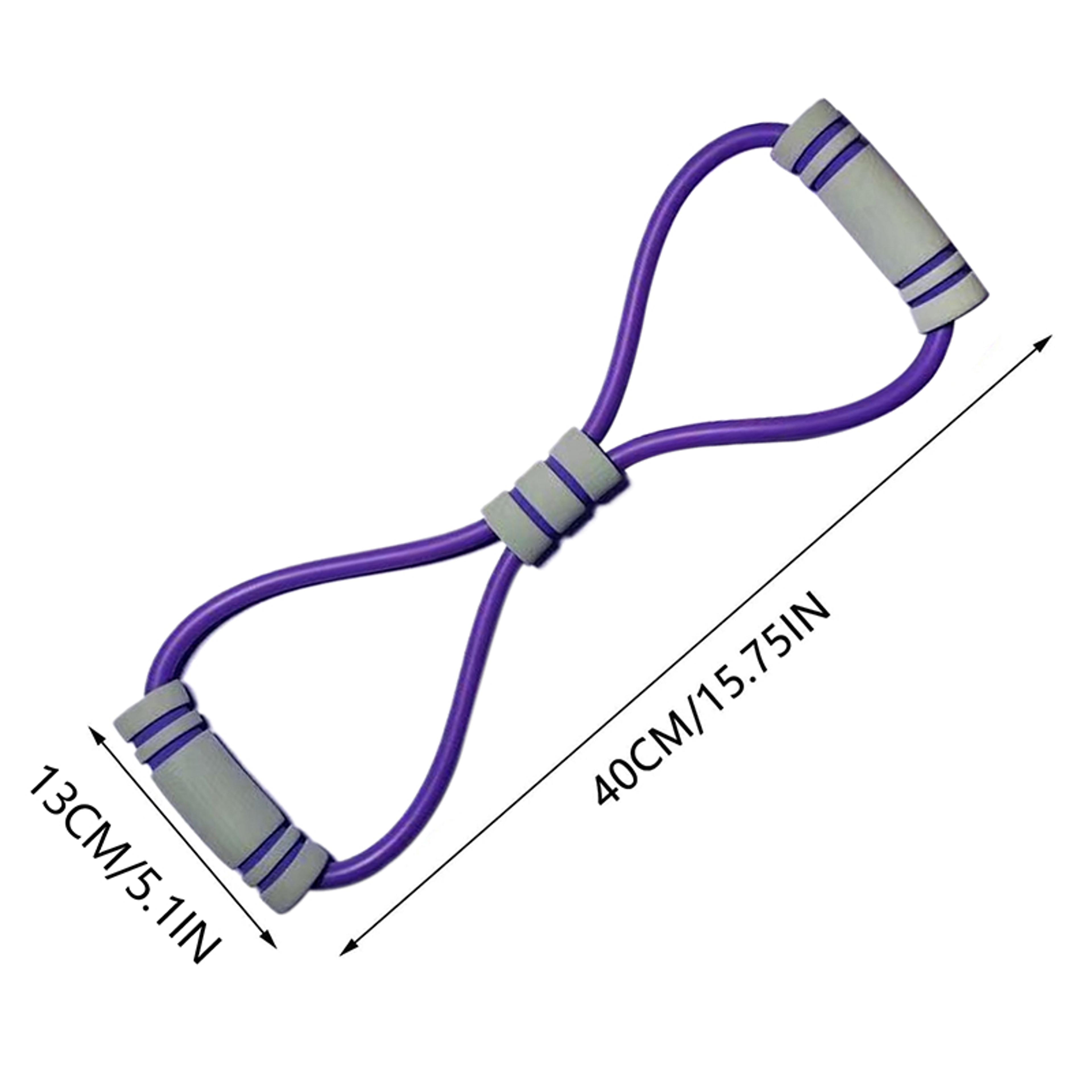 Figure 8 Resistance Band With Handles For Full Body Strength  Chest Training 5