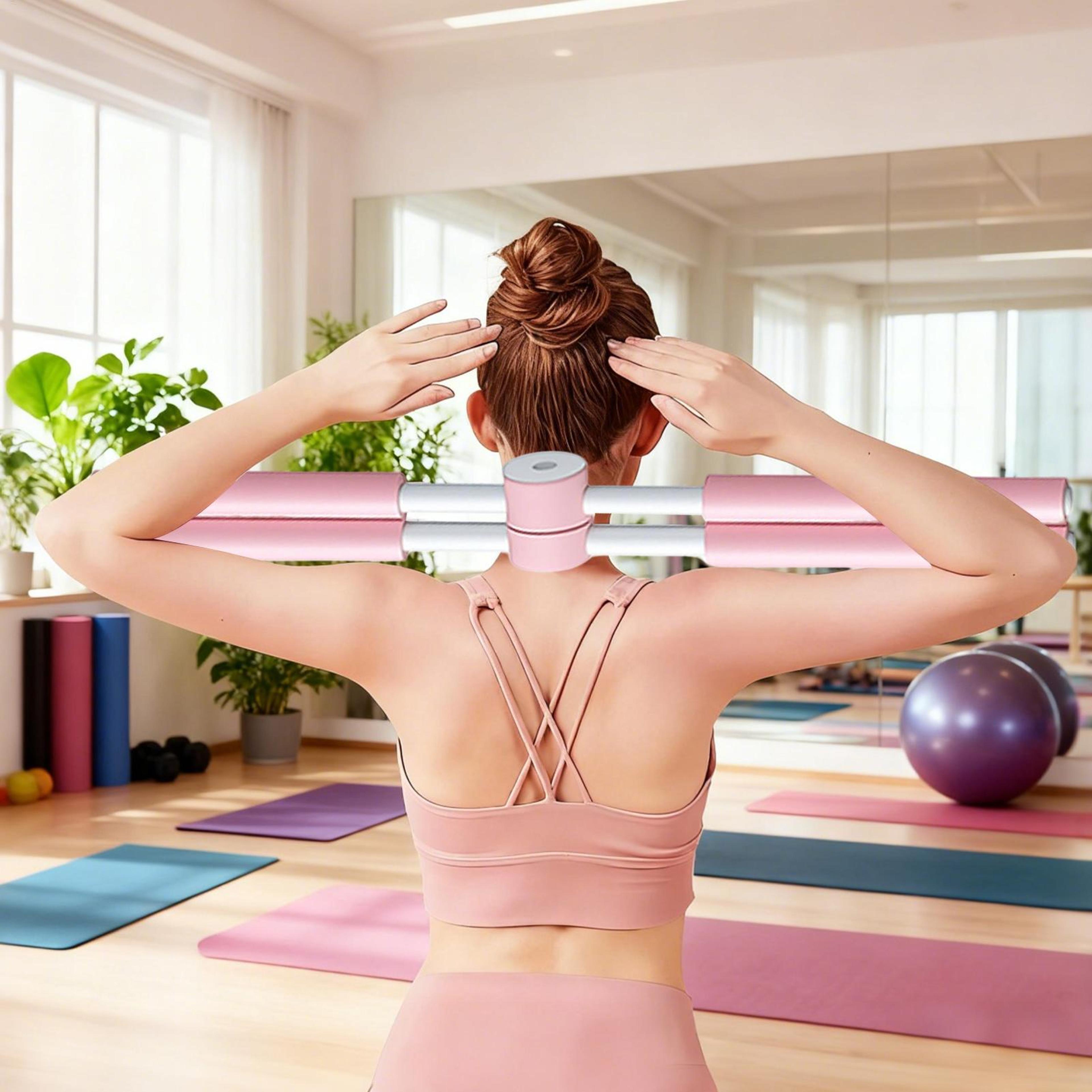 FlexAlign Posture Correction Stick Yoga Stretching Bar For Mobility Training  Shoulder Alignment 1